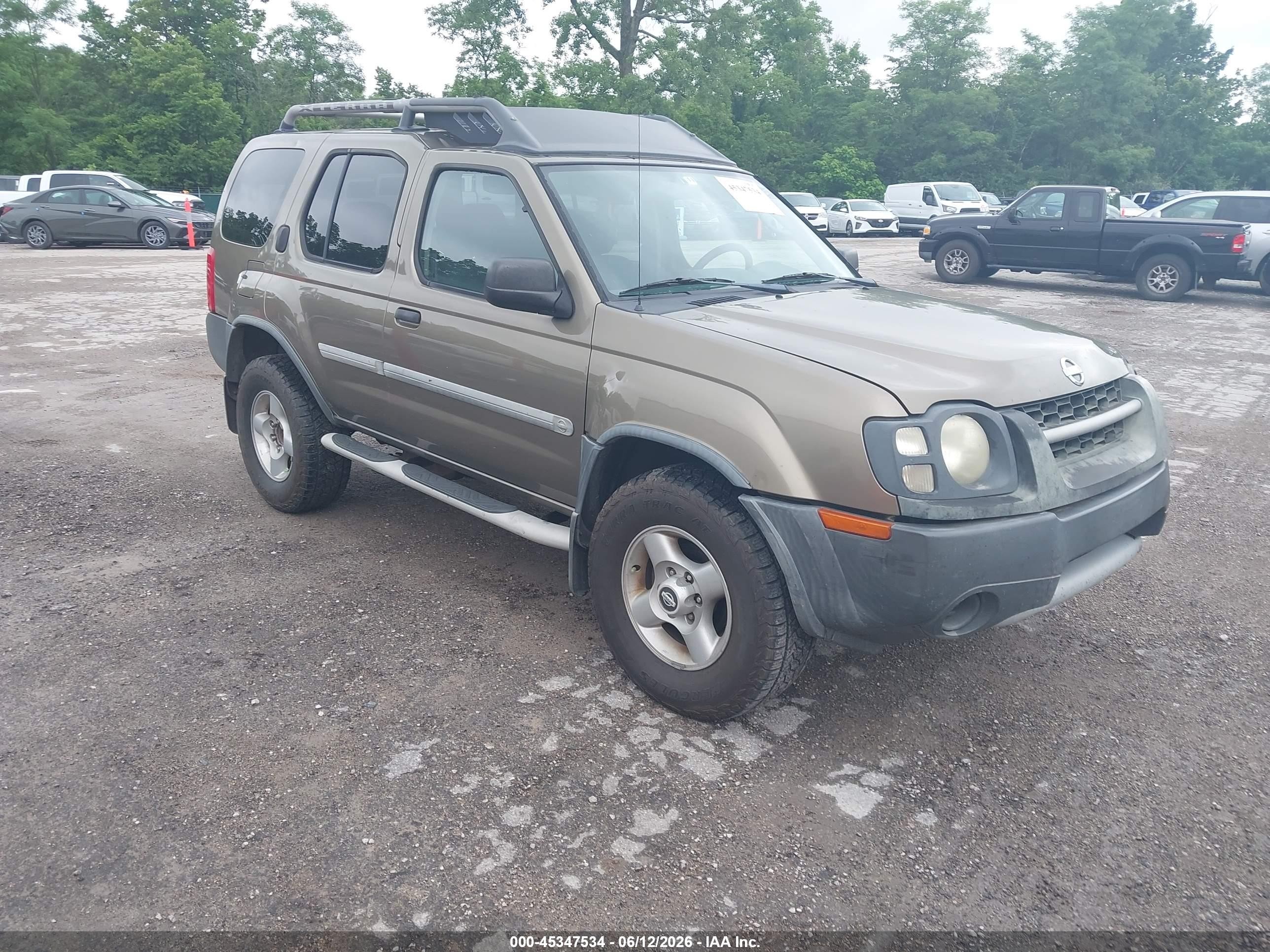2002 Nissan Xterra Xe Gold vin: 5N1ED28T22C570101
