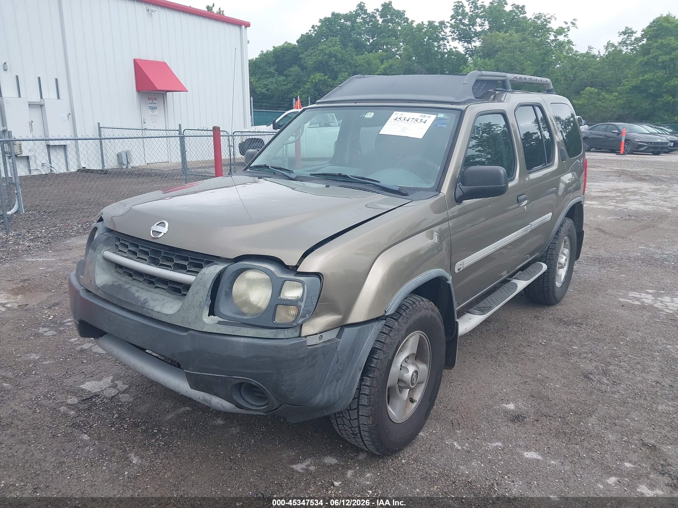 2002 Nissan Xterra Xe Gold vin: 5N1ED28T22C570101