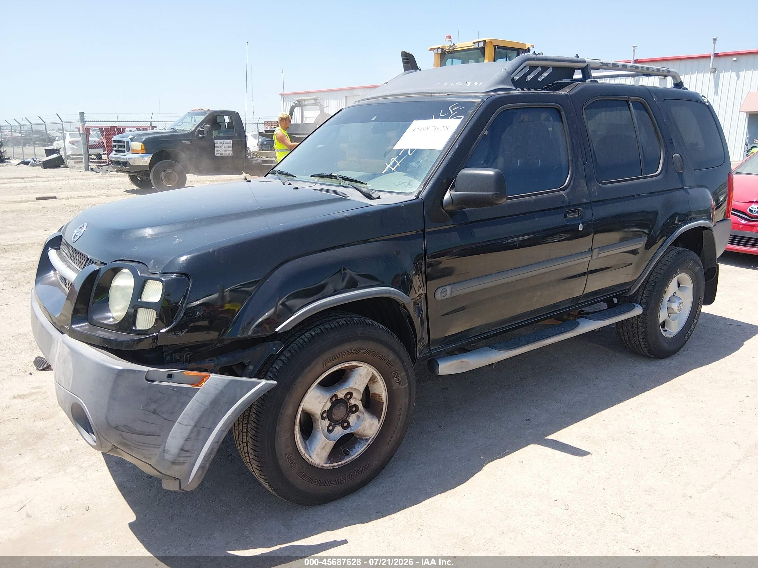 2003 Nissan Xterra Xe Черный vin: 5N1ED28T23C676954