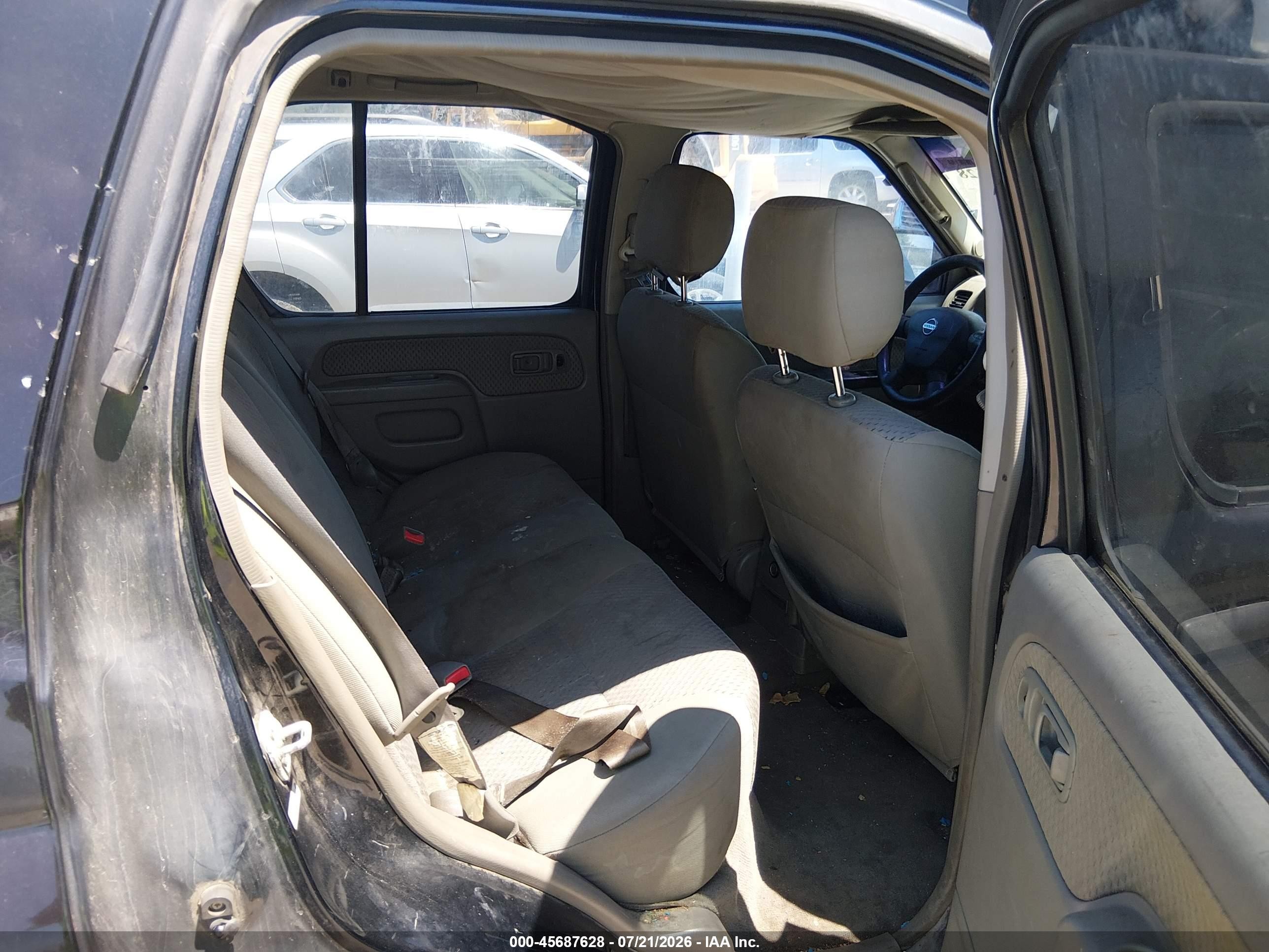 2003 Nissan Xterra Xe Черный vin: 5N1ED28T23C676954