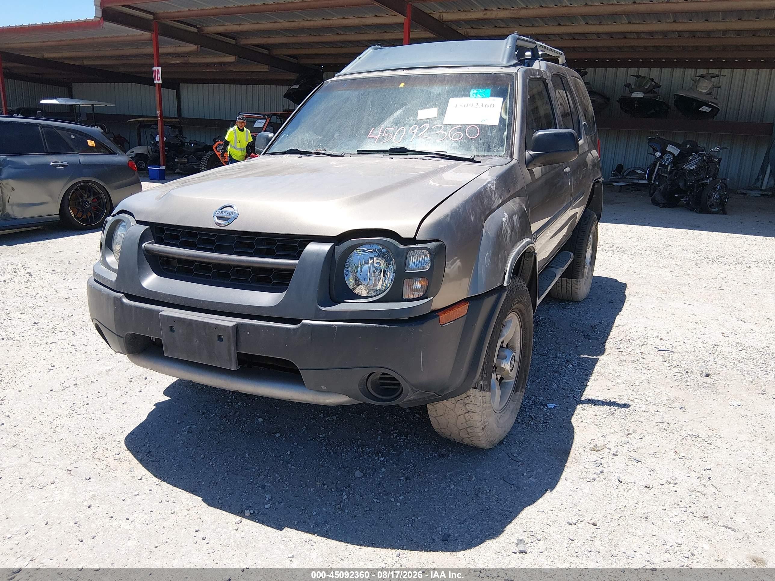 2004 Nissan Xterra Xe Champagne vin: 5N1ED28T24C614052