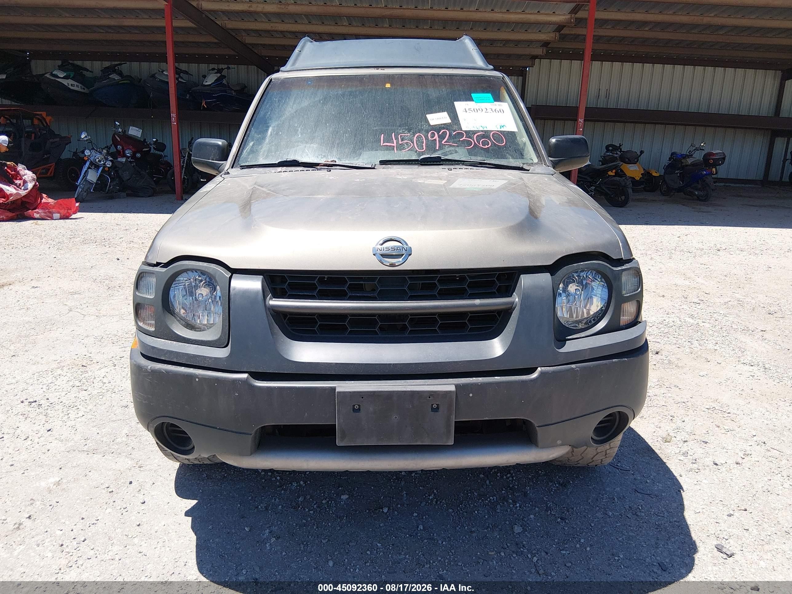 2004 Nissan Xterra Xe Champagne vin: 5N1ED28T24C614052