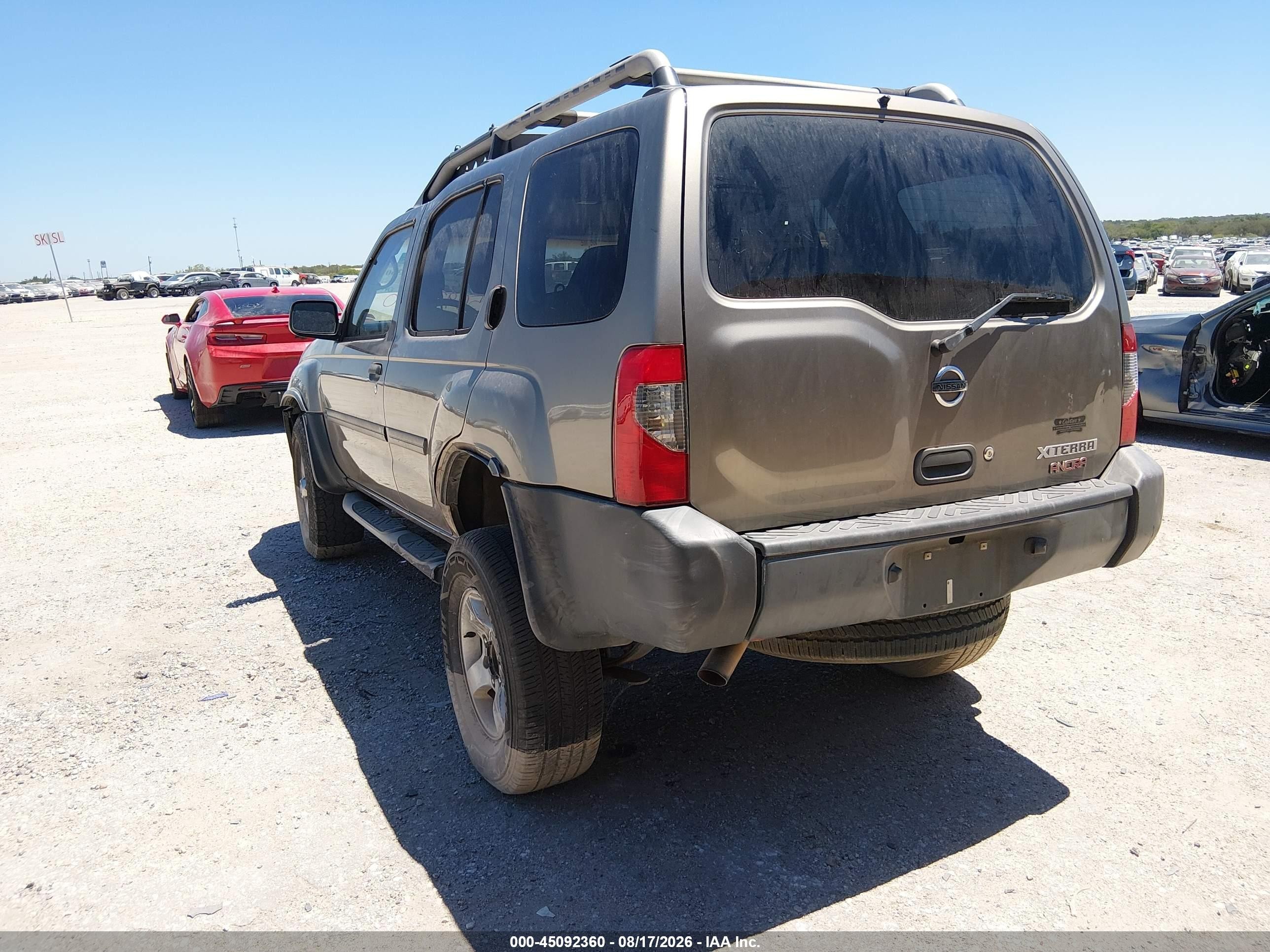 2004 Nissan Xterra Xe Champagne vin: 5N1ED28T24C614052