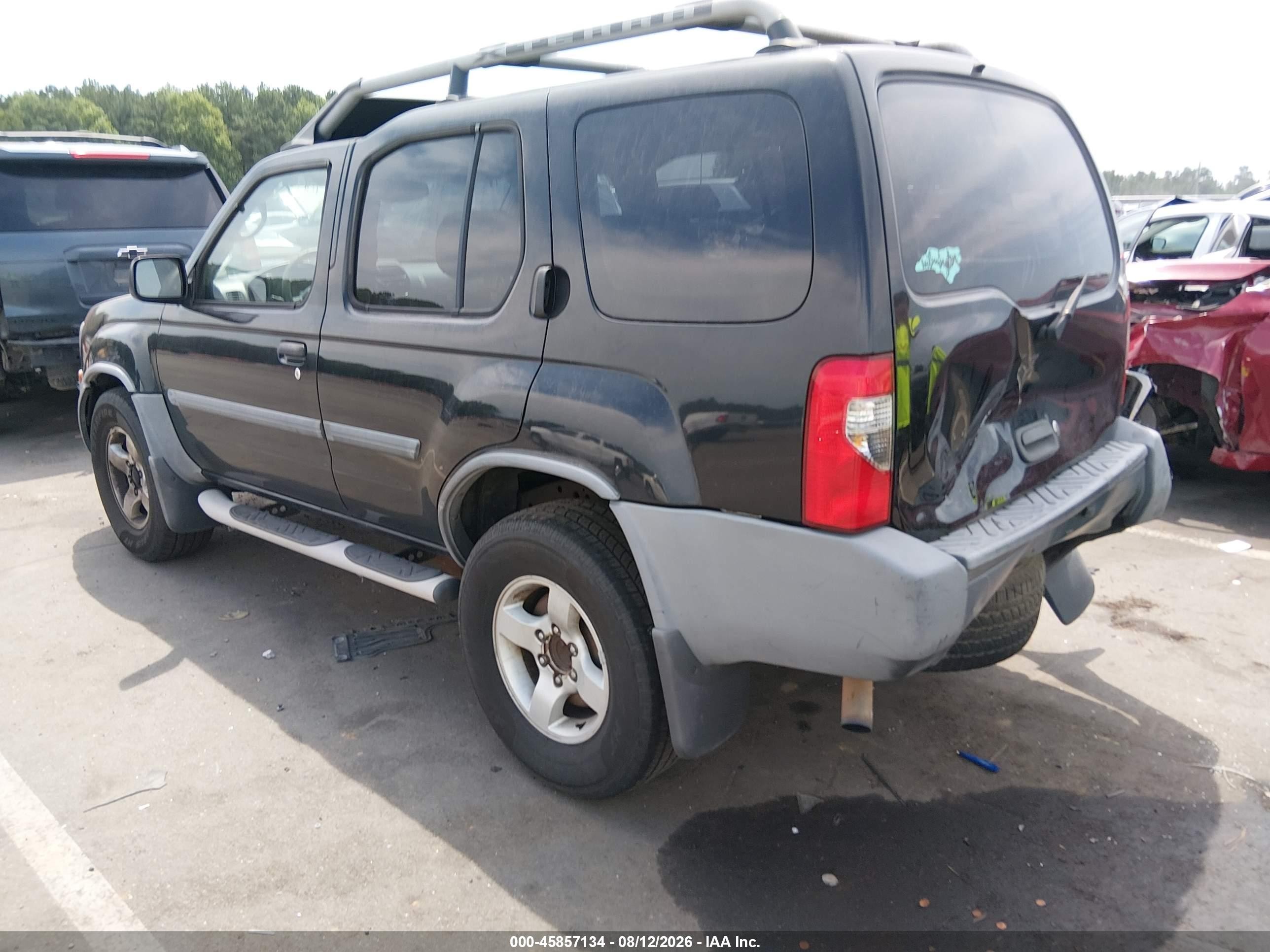 2004 Nissan Xterra Xe Черный vin: 5N1ED28T24C677801
