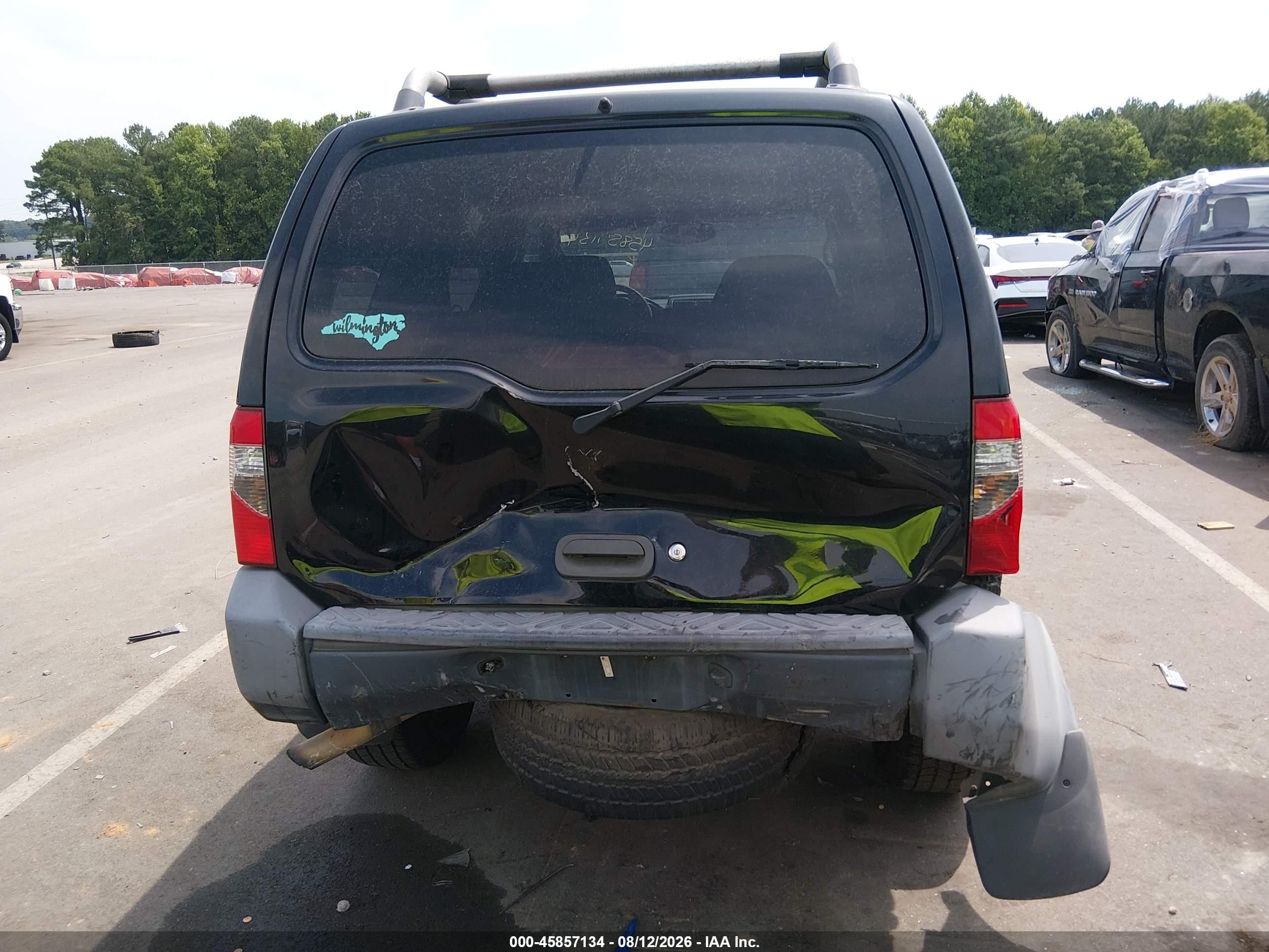 2004 Nissan Xterra Xe Черный vin: 5N1ED28T24C677801