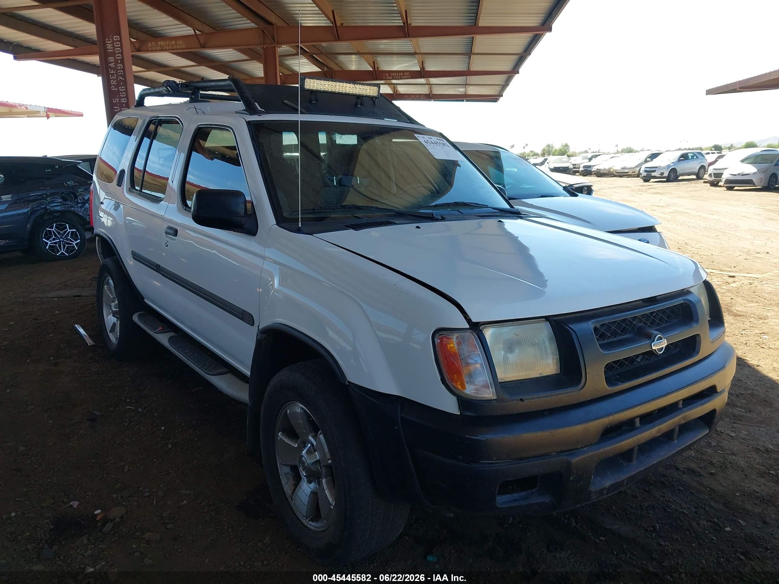 2000 Nissan Xterra Se/xe White vin: 5N1ED28T2YC566560