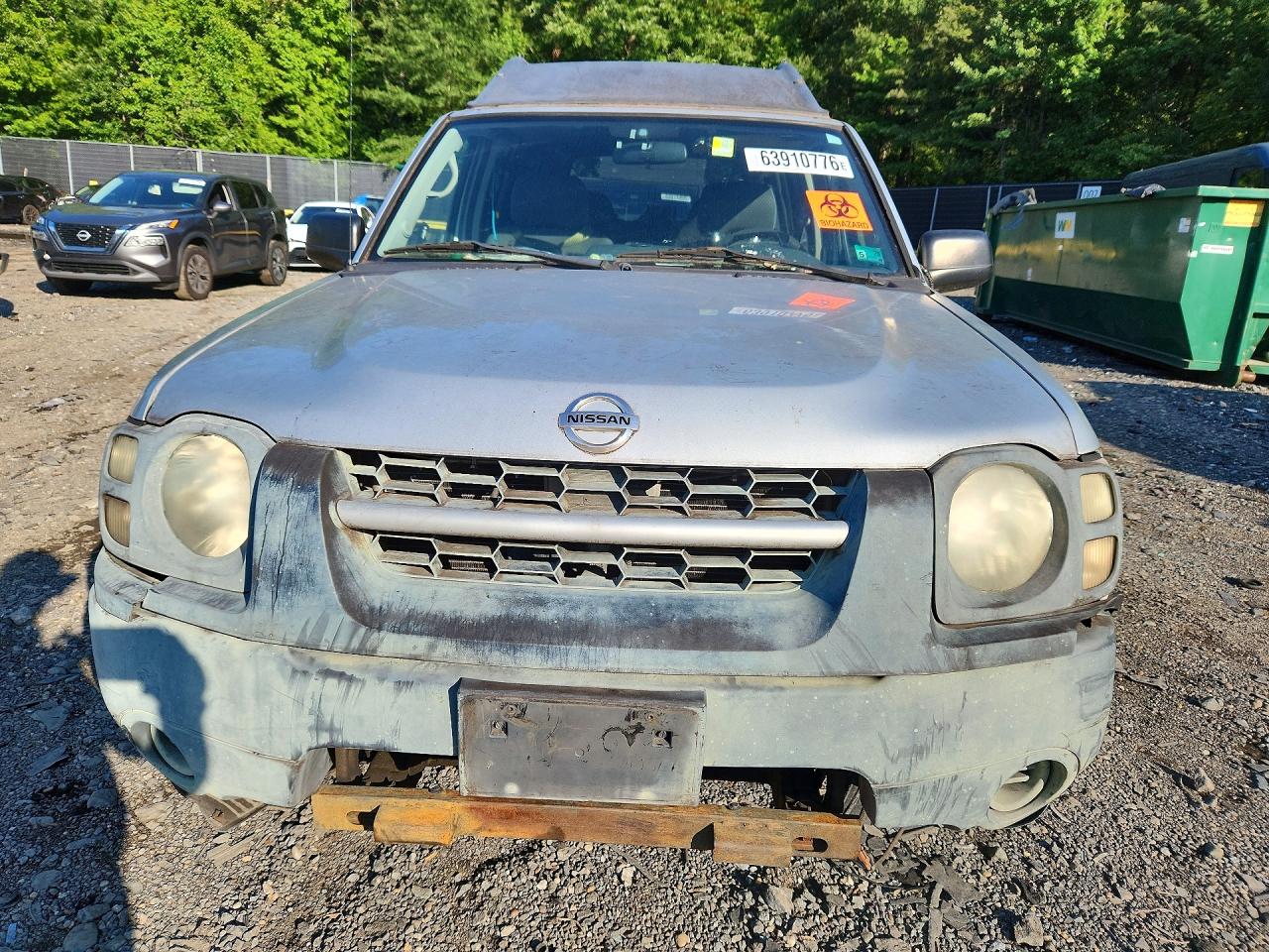 2003 Nissan Xterra Xe-v6 Silver vin: 5N1ED28T33C697327
