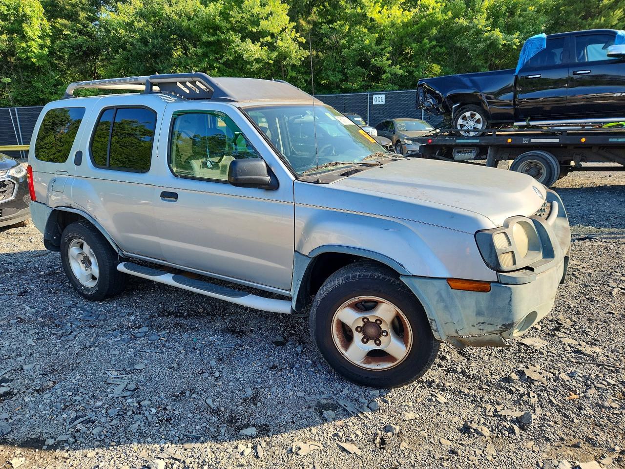 2003 Nissan Xterra Xe-v6 Silver vin: 5N1ED28T33C697327