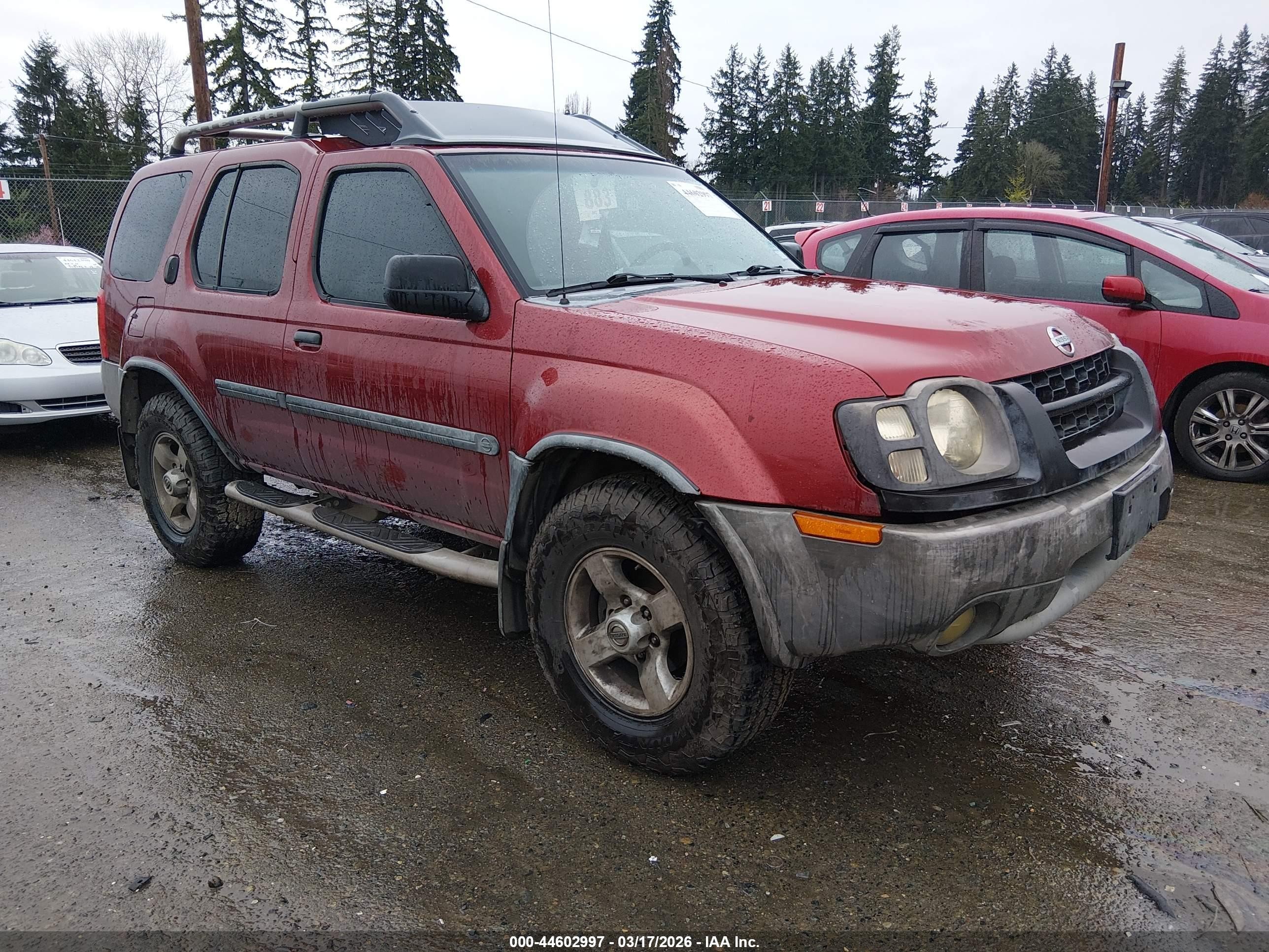 2004 Nissan Xterra Xe Burgundy vin: 5N1ED28T34C657802