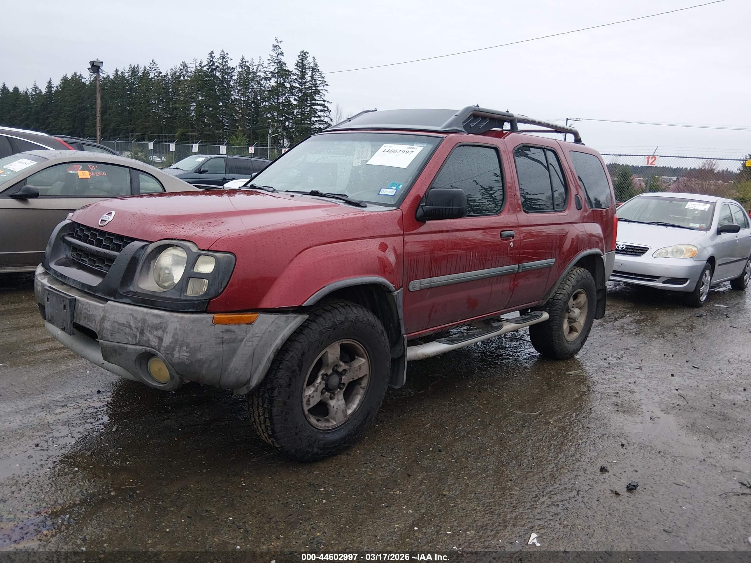 2004 Nissan Xterra Xe Burgundy vin: 5N1ED28T34C657802
