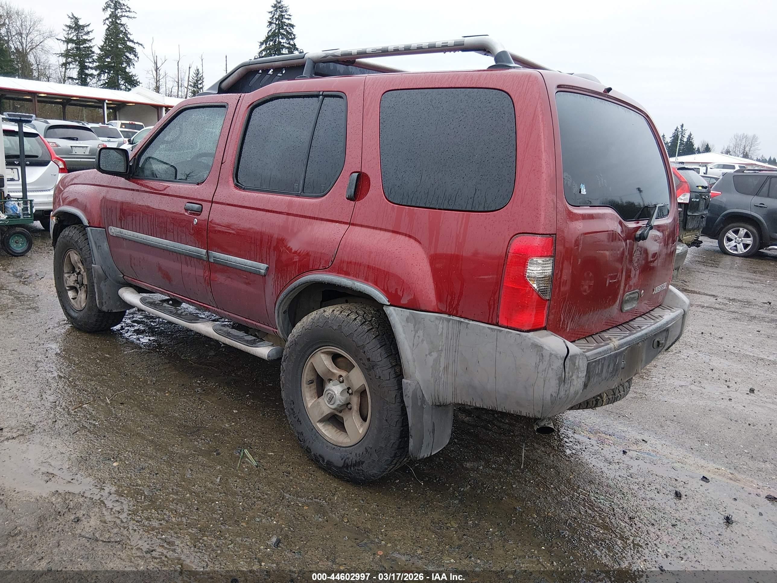 2004 Nissan Xterra Xe Burgundy vin: 5N1ED28T34C657802