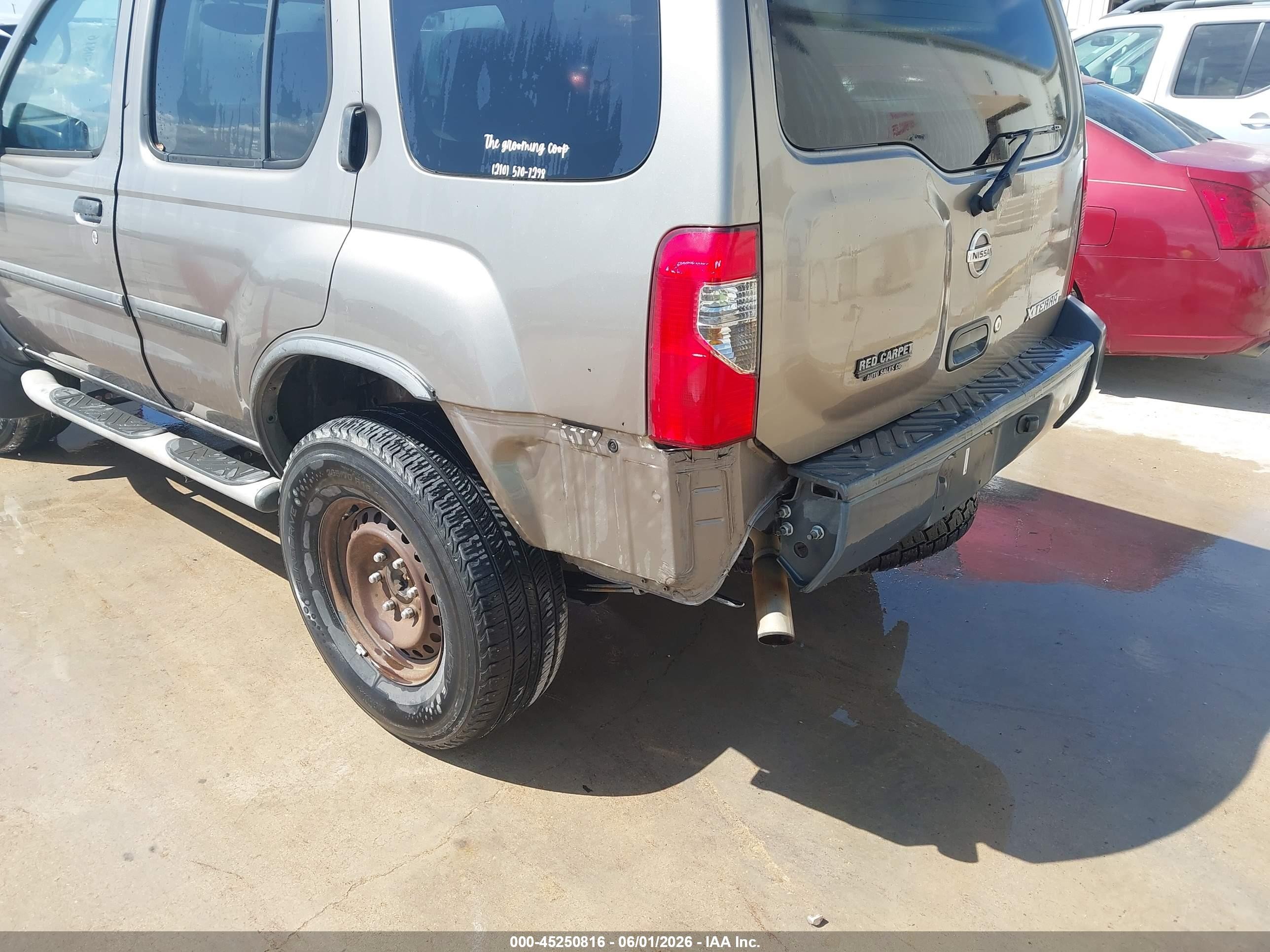 2004 Nissan Xterra Xe Tan vin: 5N1ED28T34C659064