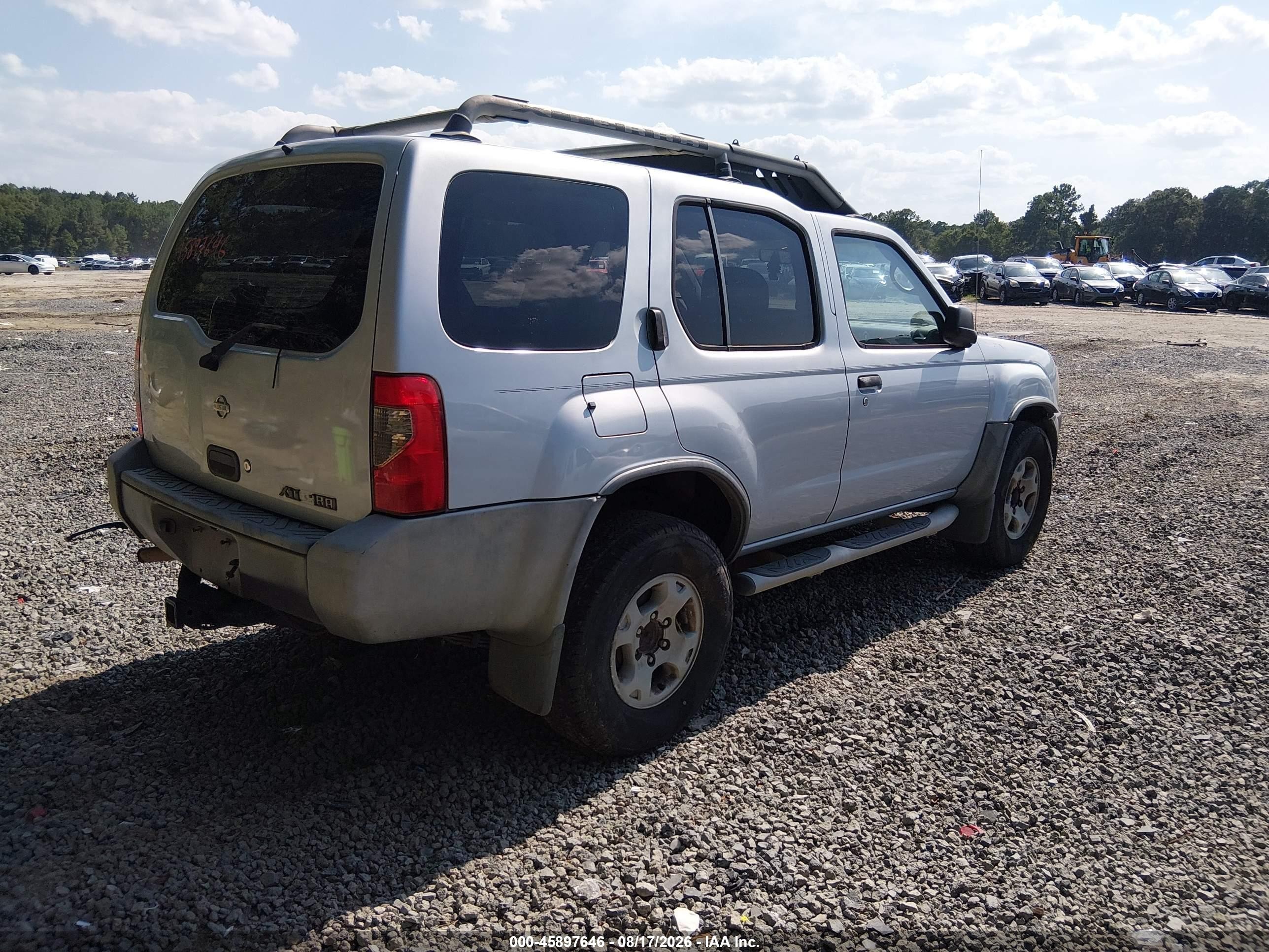 2000 Nissan Xterra Se/xe Silver vin: 5N1ED28T3YC580371