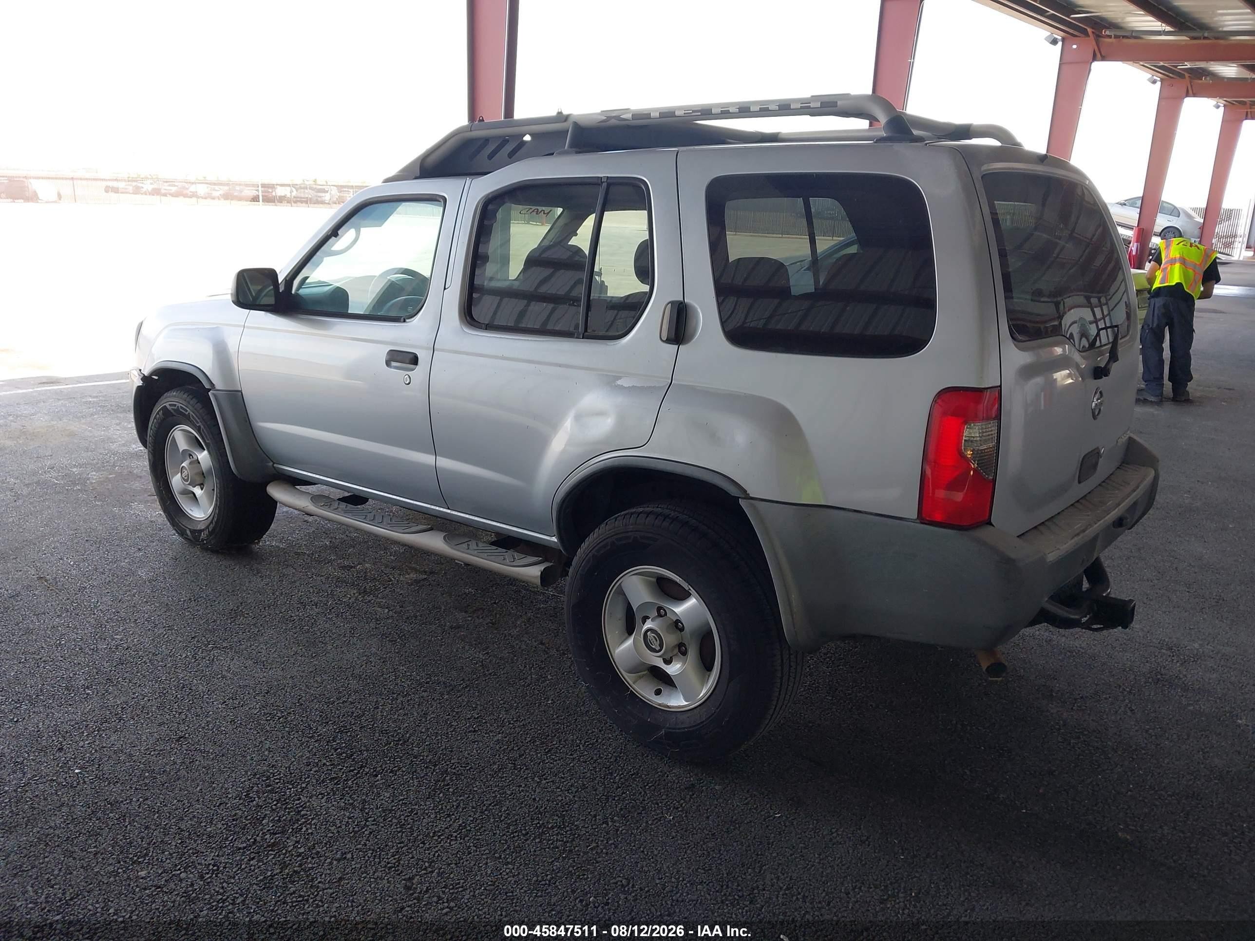 2002 Nissan Xterra Xe Gray vin: 5N1ED28T42C532319