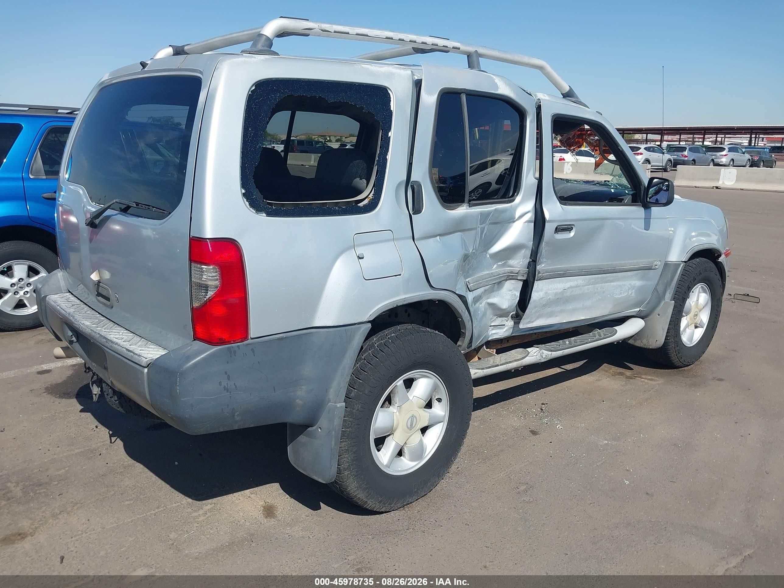 2002 Nissan Xterra Xe Серебряный vin: 5N1ED28T42C550397