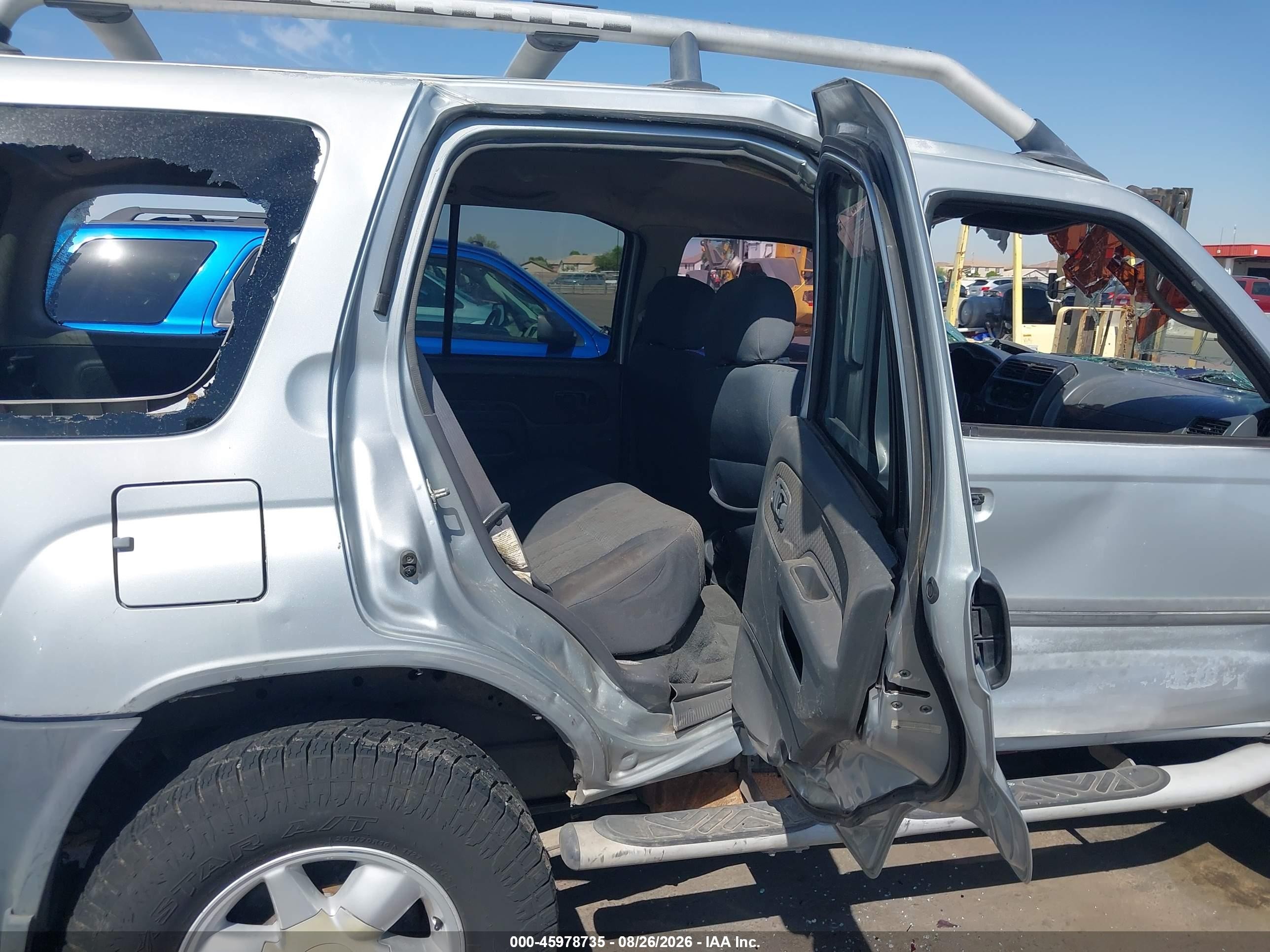 2002 Nissan Xterra Xe Серебряный vin: 5N1ED28T42C550397
