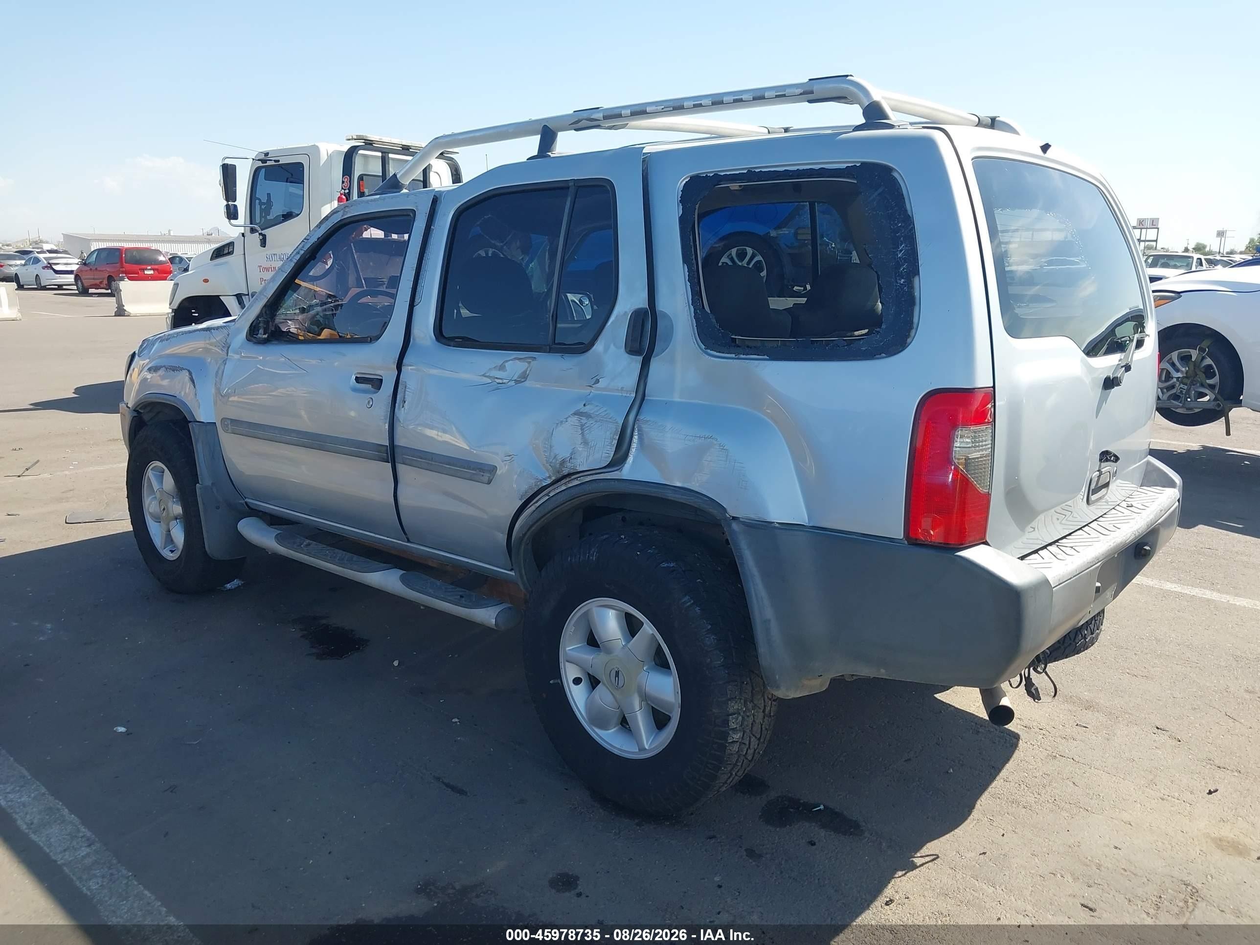 2002 Nissan Xterra Xe Серебряный vin: 5N1ED28T42C550397