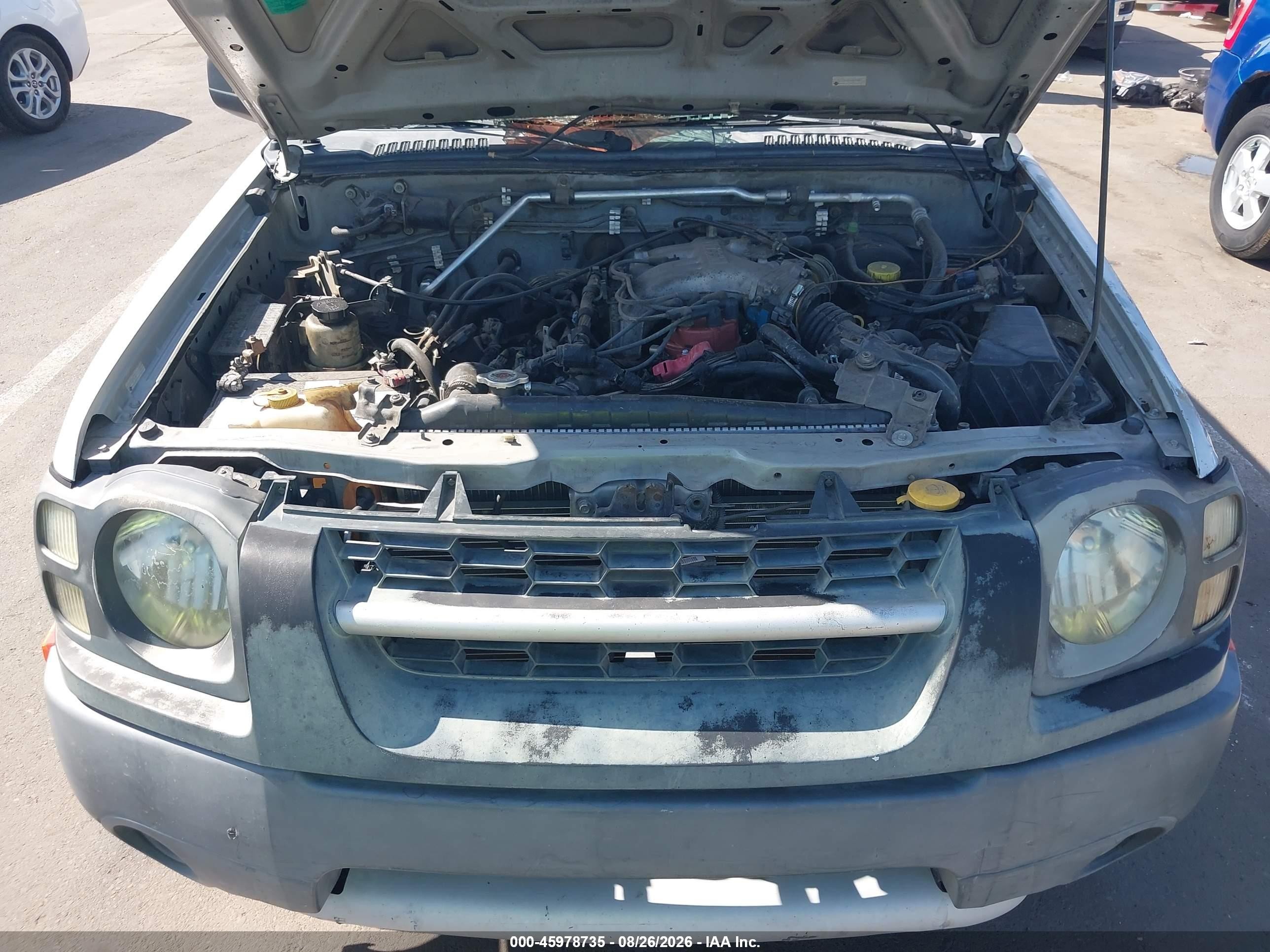 2002 Nissan Xterra Xe Серебряный vin: 5N1ED28T42C550397