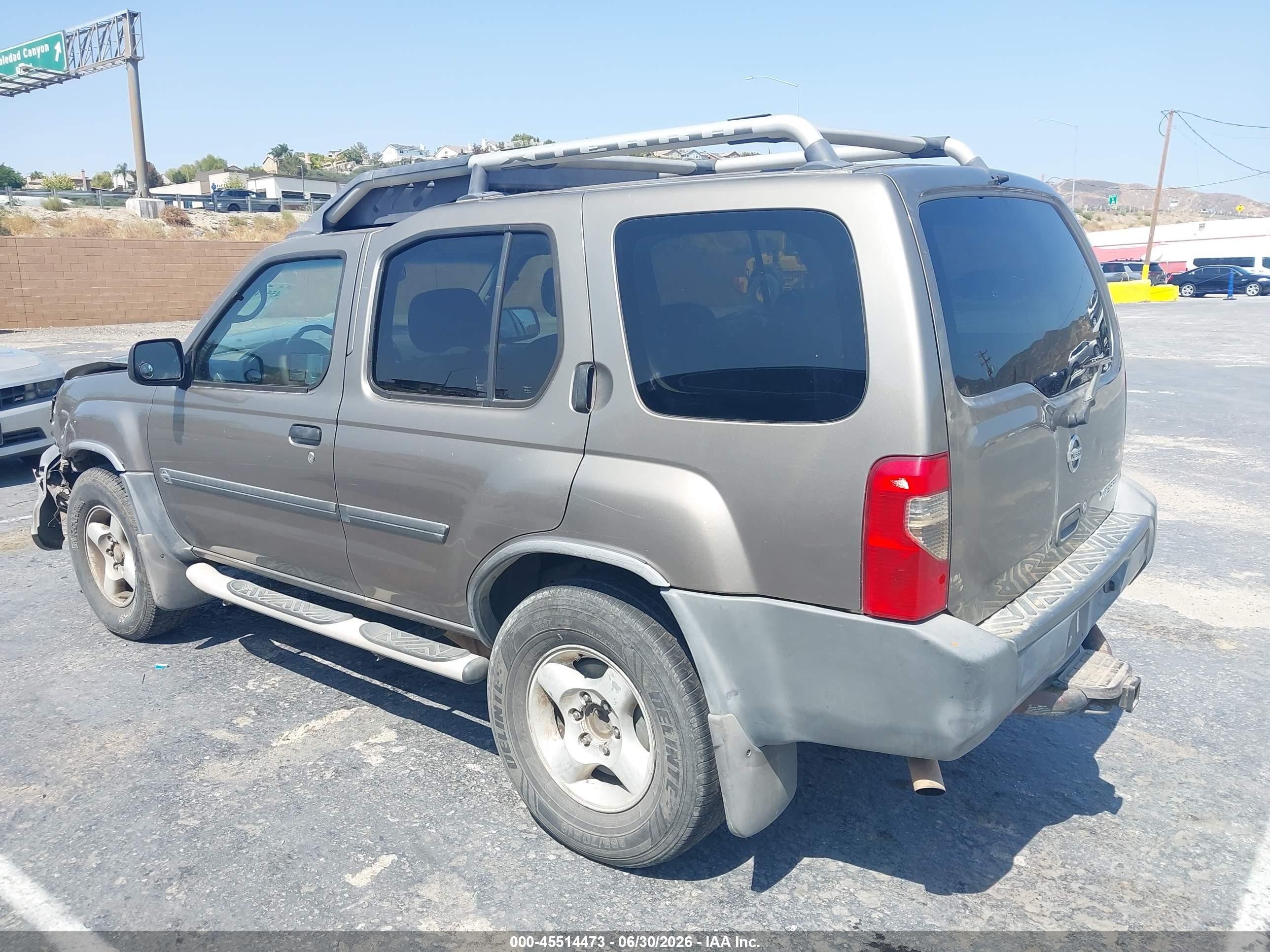 2003 Nissan Xterra Xe Gray vin: 5N1ED28T43C687082