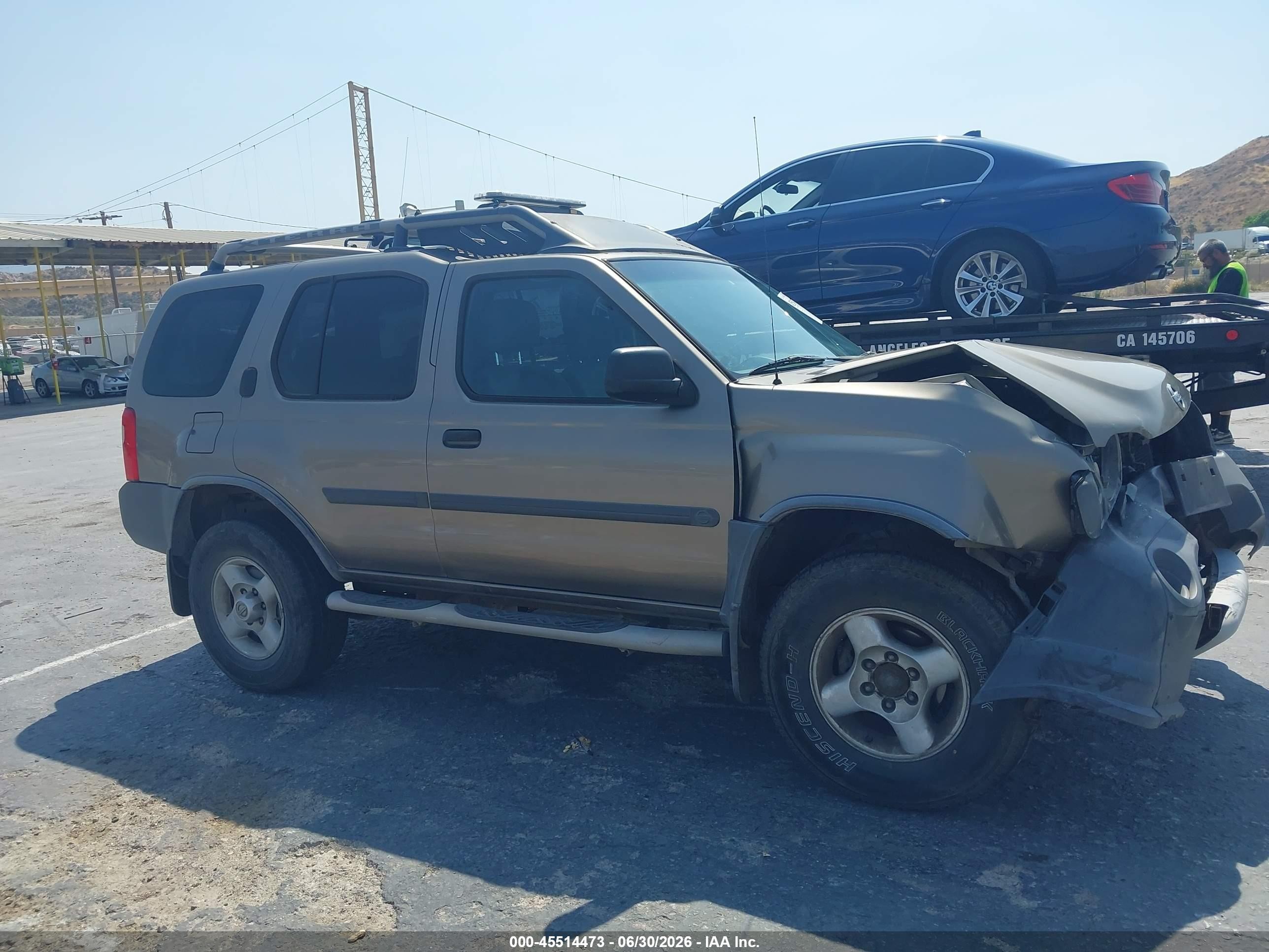 2003 Nissan Xterra Xe Gray vin: 5N1ED28T43C687082
