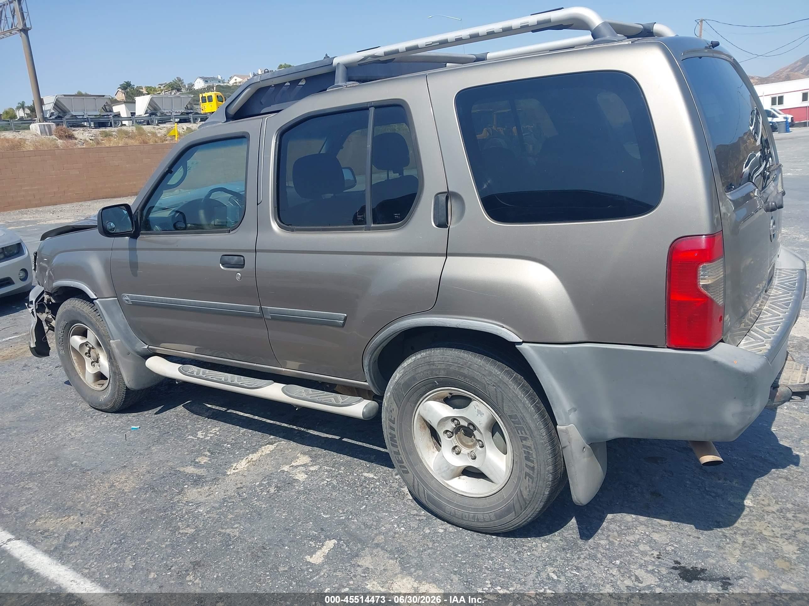2003 Nissan Xterra Xe Gray vin: 5N1ED28T43C687082