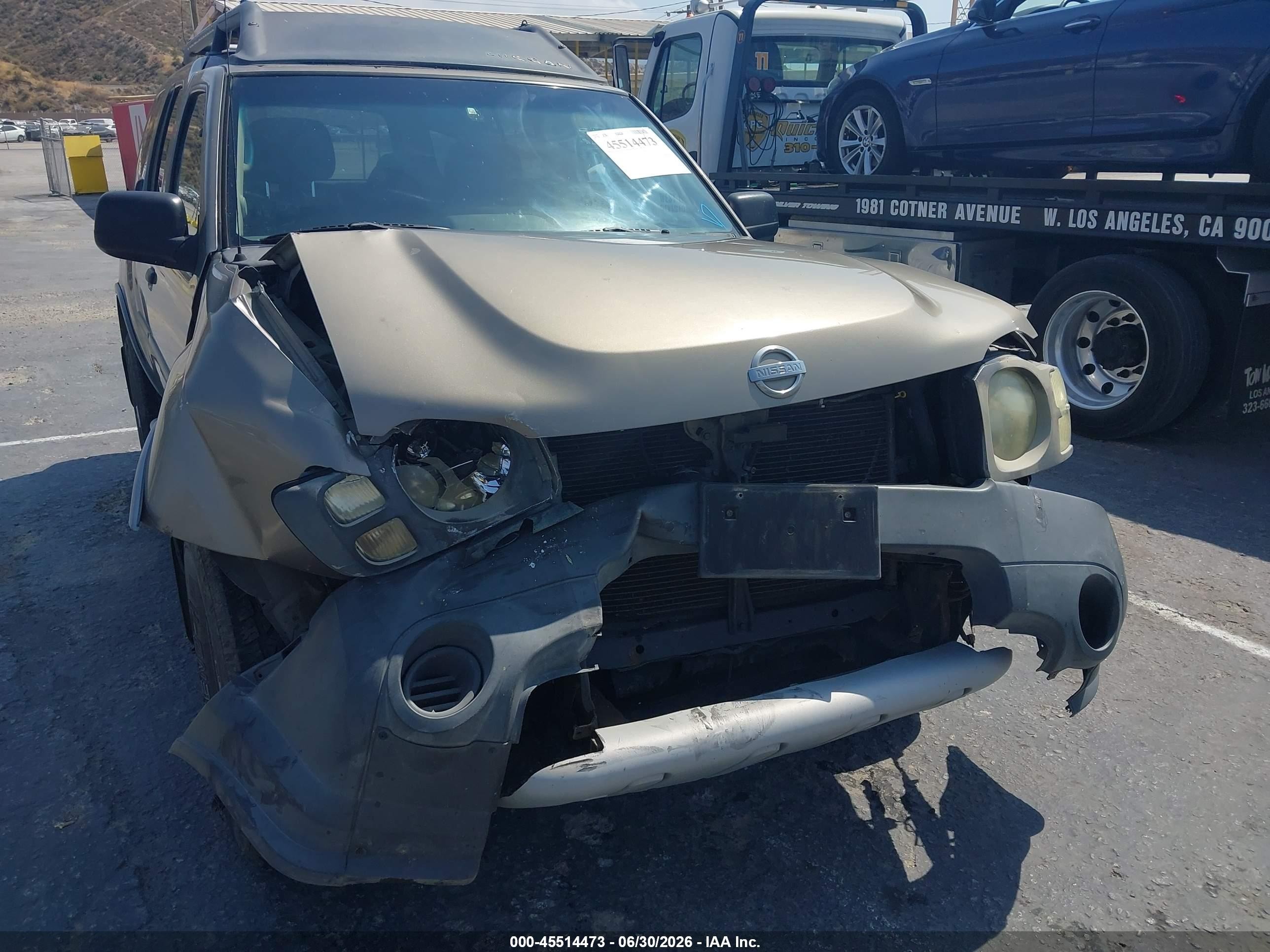 2003 Nissan Xterra Xe Gray vin: 5N1ED28T43C687082