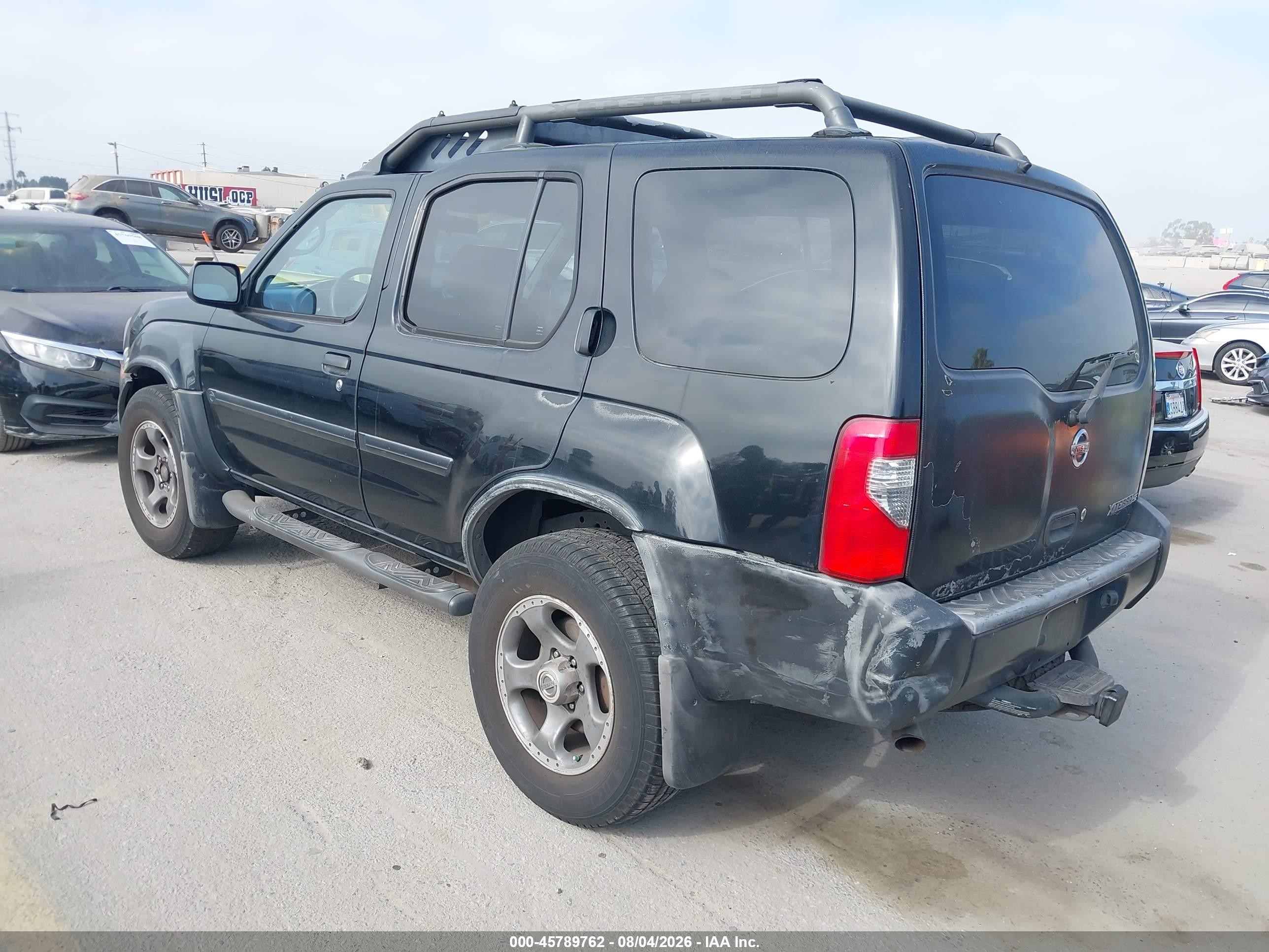 2004 Nissan Xterra Se Black vin: 5N1ED28T44C615851
