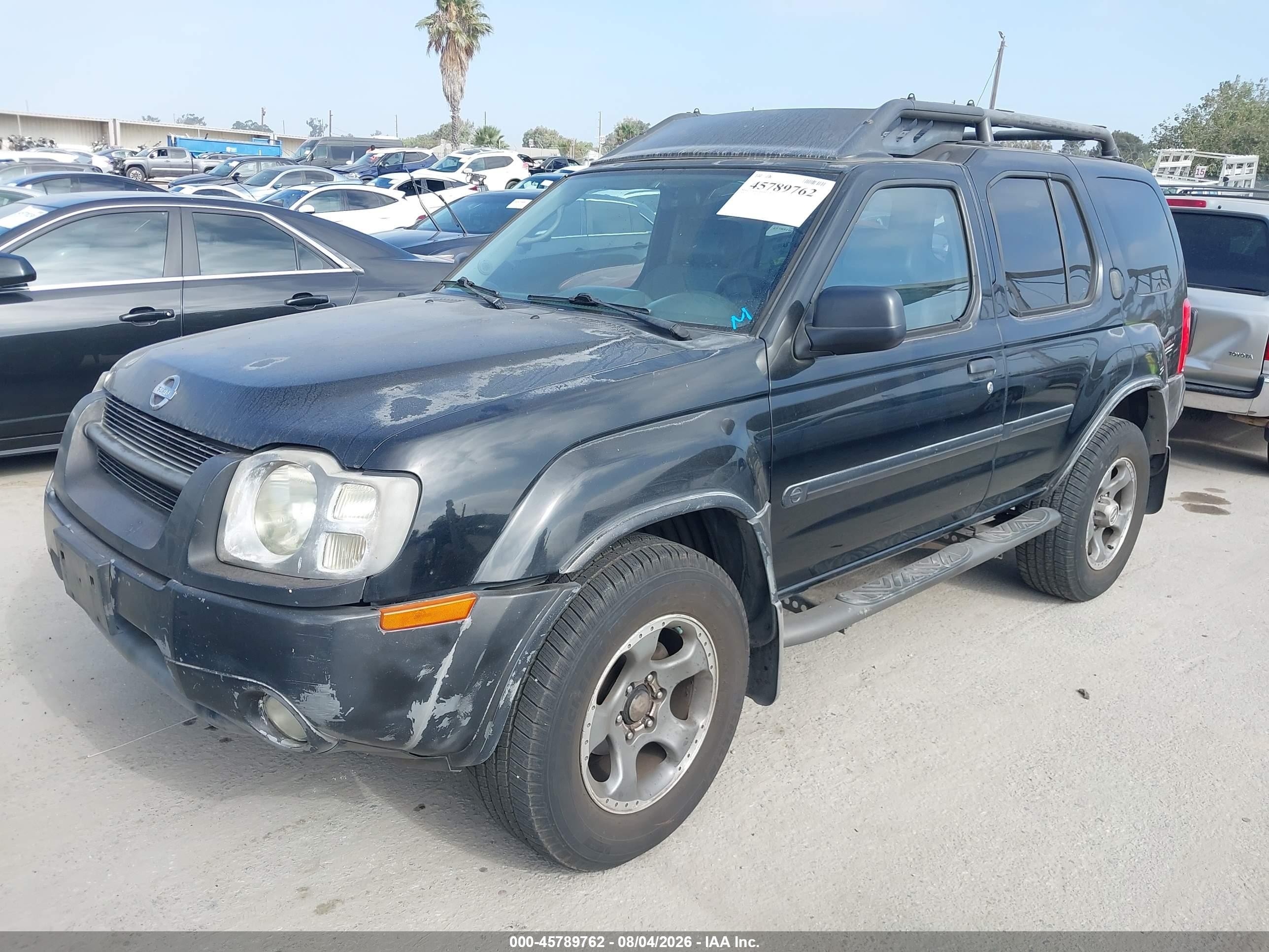 2004 Nissan Xterra Se Black vin: 5N1ED28T44C615851