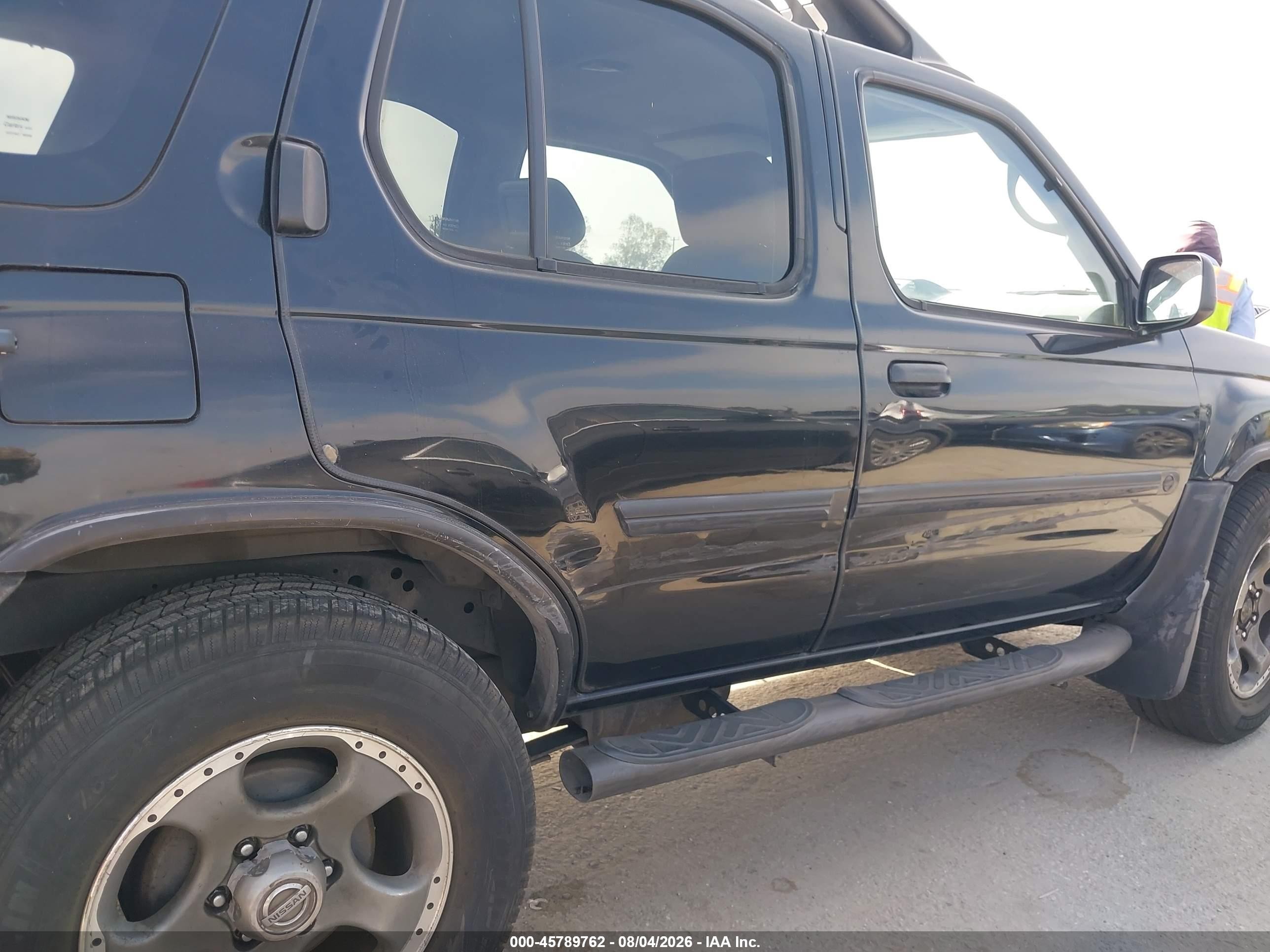 2004 Nissan Xterra Se Black vin: 5N1ED28T44C615851