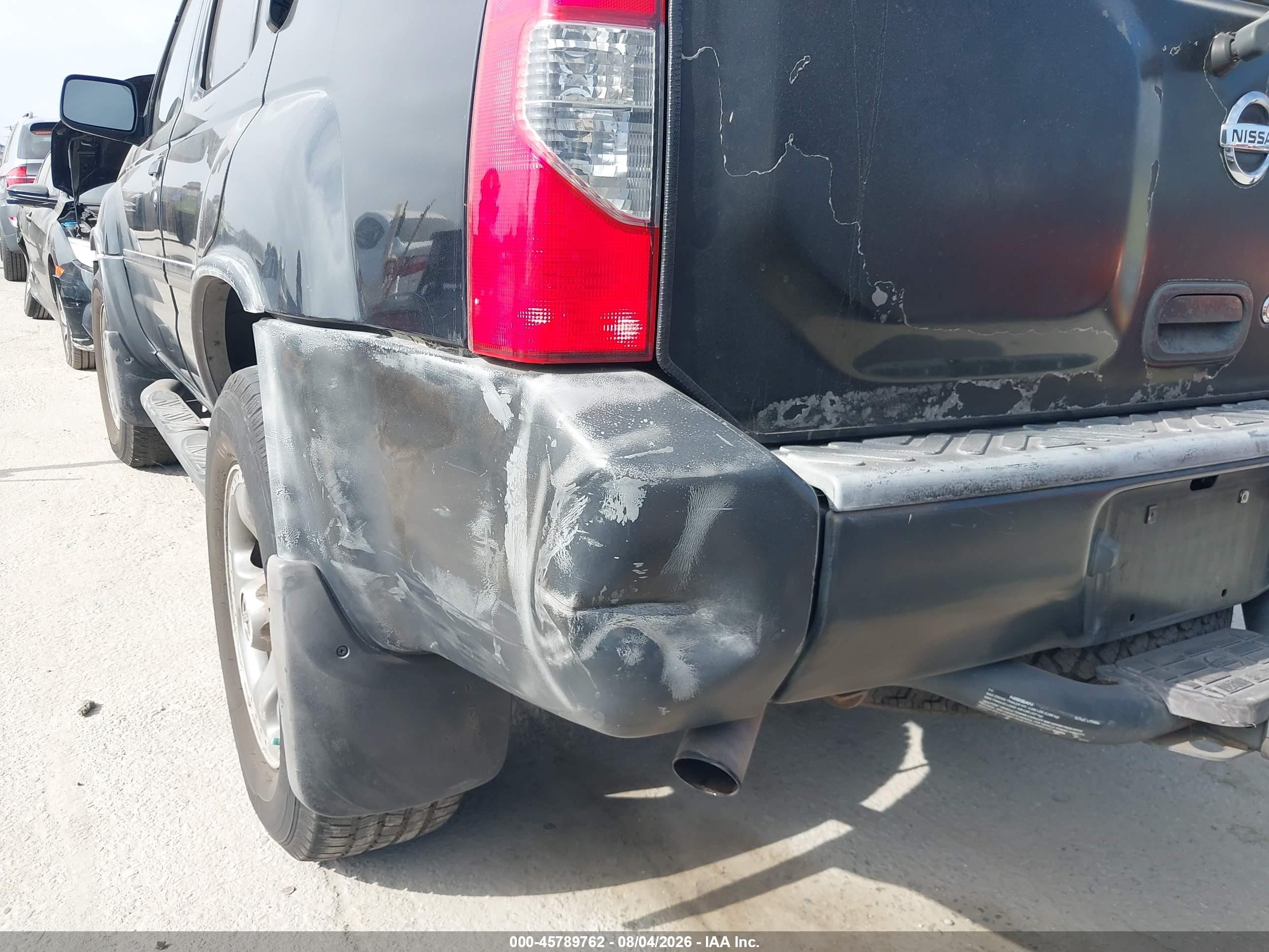 2004 Nissan Xterra Se Black vin: 5N1ED28T44C615851