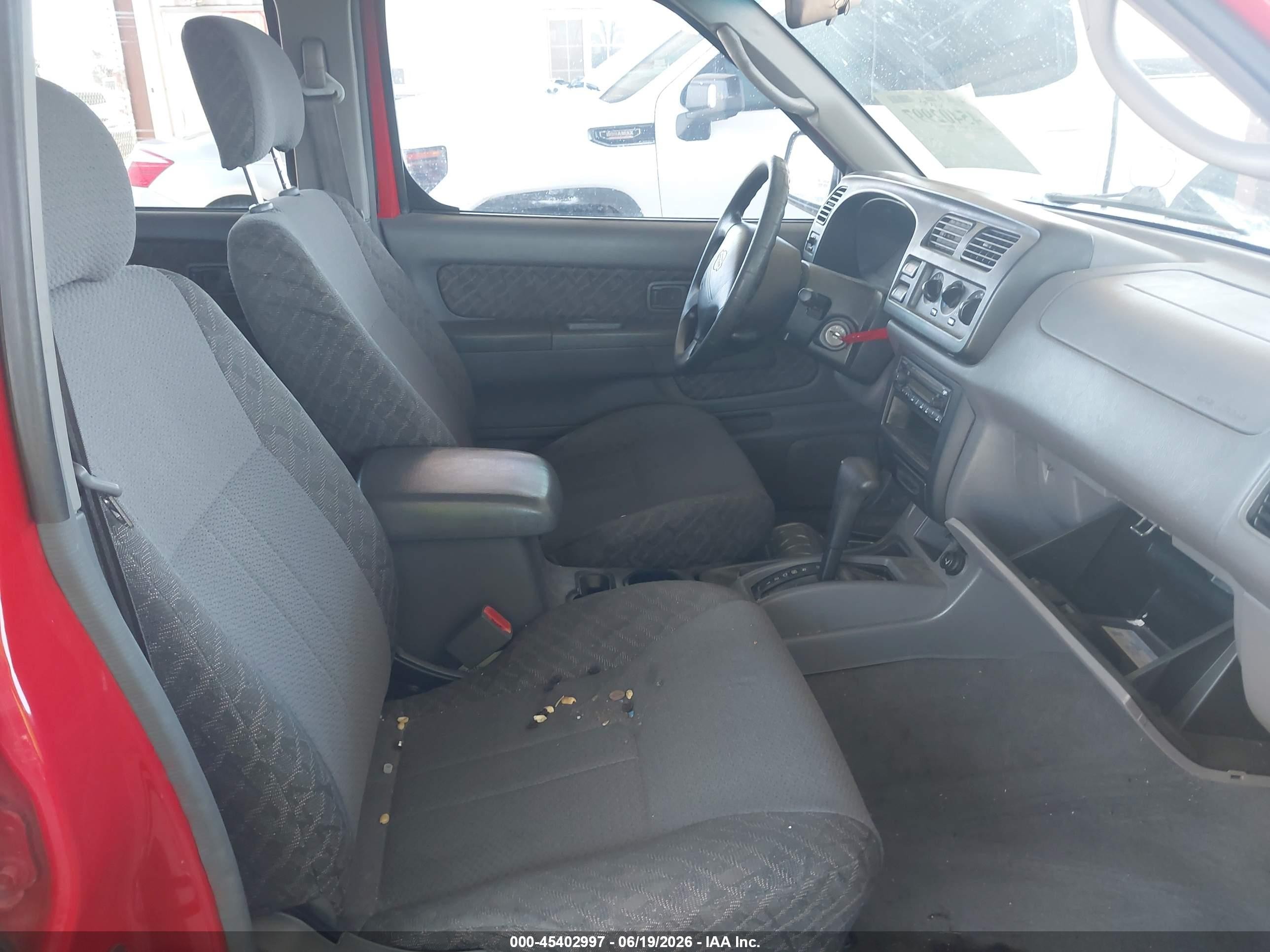 2000 Nissan Xterra Se/xe Red vin: 5N1ED28T4YC610204