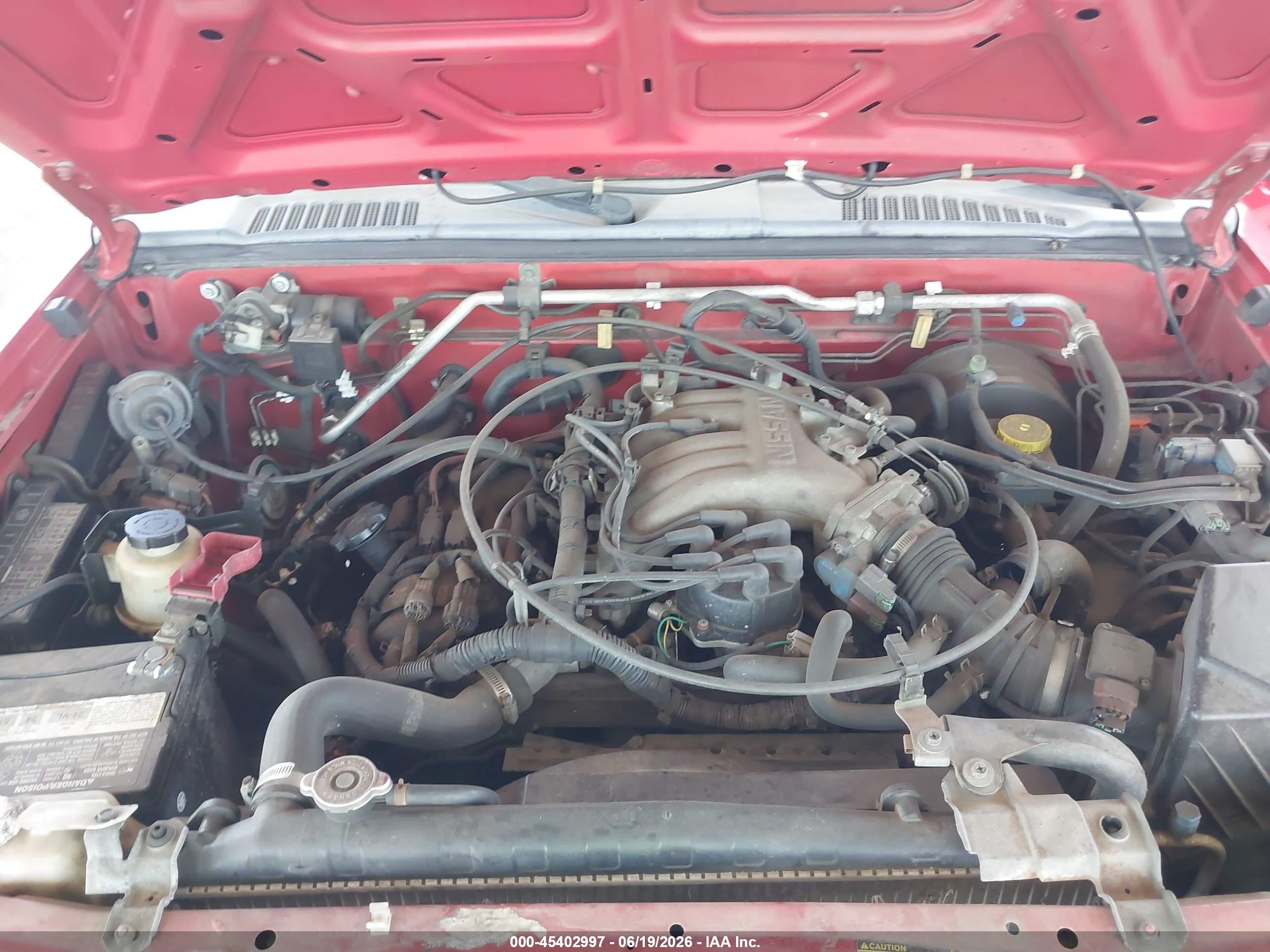 2000 Nissan Xterra Se/xe Red vin: 5N1ED28T4YC610204