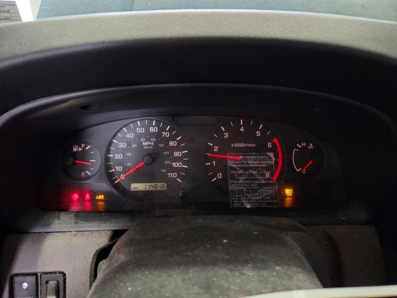 2001 Nissan Xterra Xe-v6 Green vin: 5N1ED28T51C597629