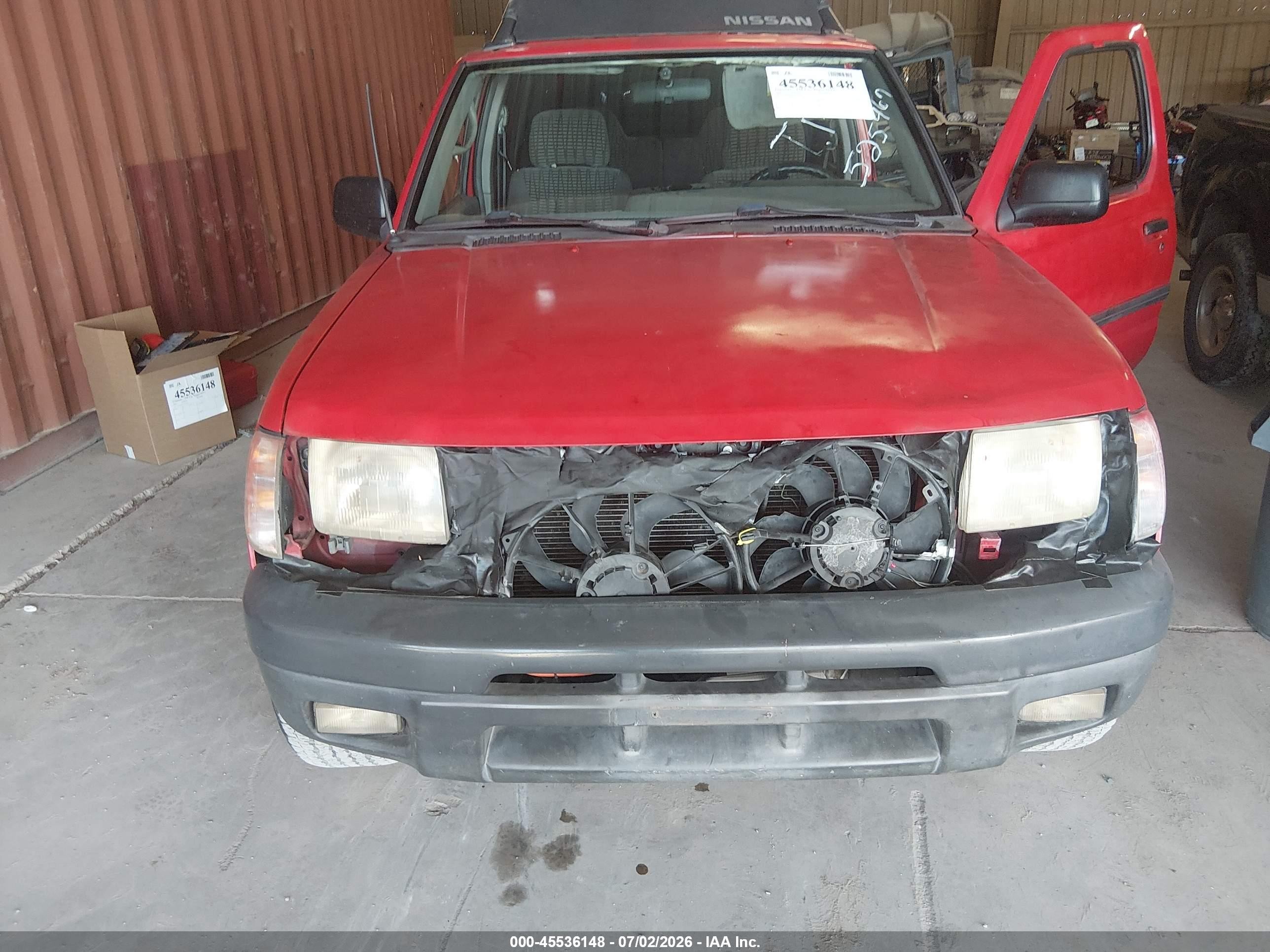 2000 Nissan Xterra Se/xe Красный vin: 5N1ED28T5YC525467