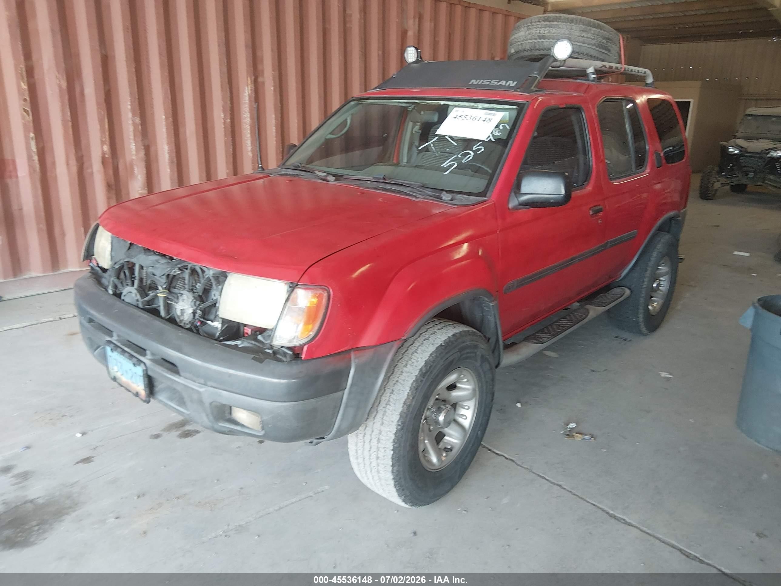 2000 Nissan Xterra Se/xe Красный vin: 5N1ED28T5YC525467