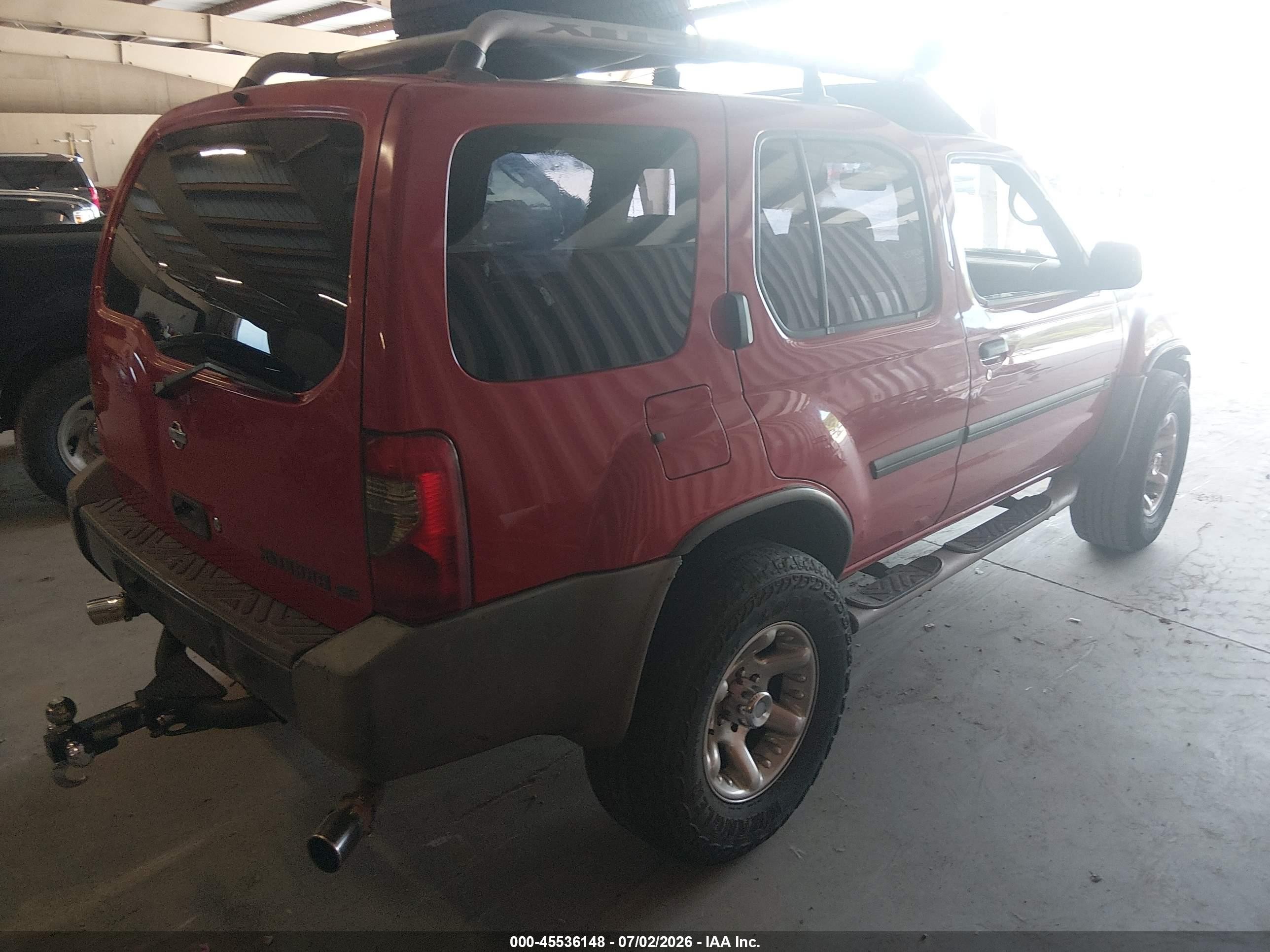 2000 Nissan Xterra Se/xe Красный vin: 5N1ED28T5YC525467