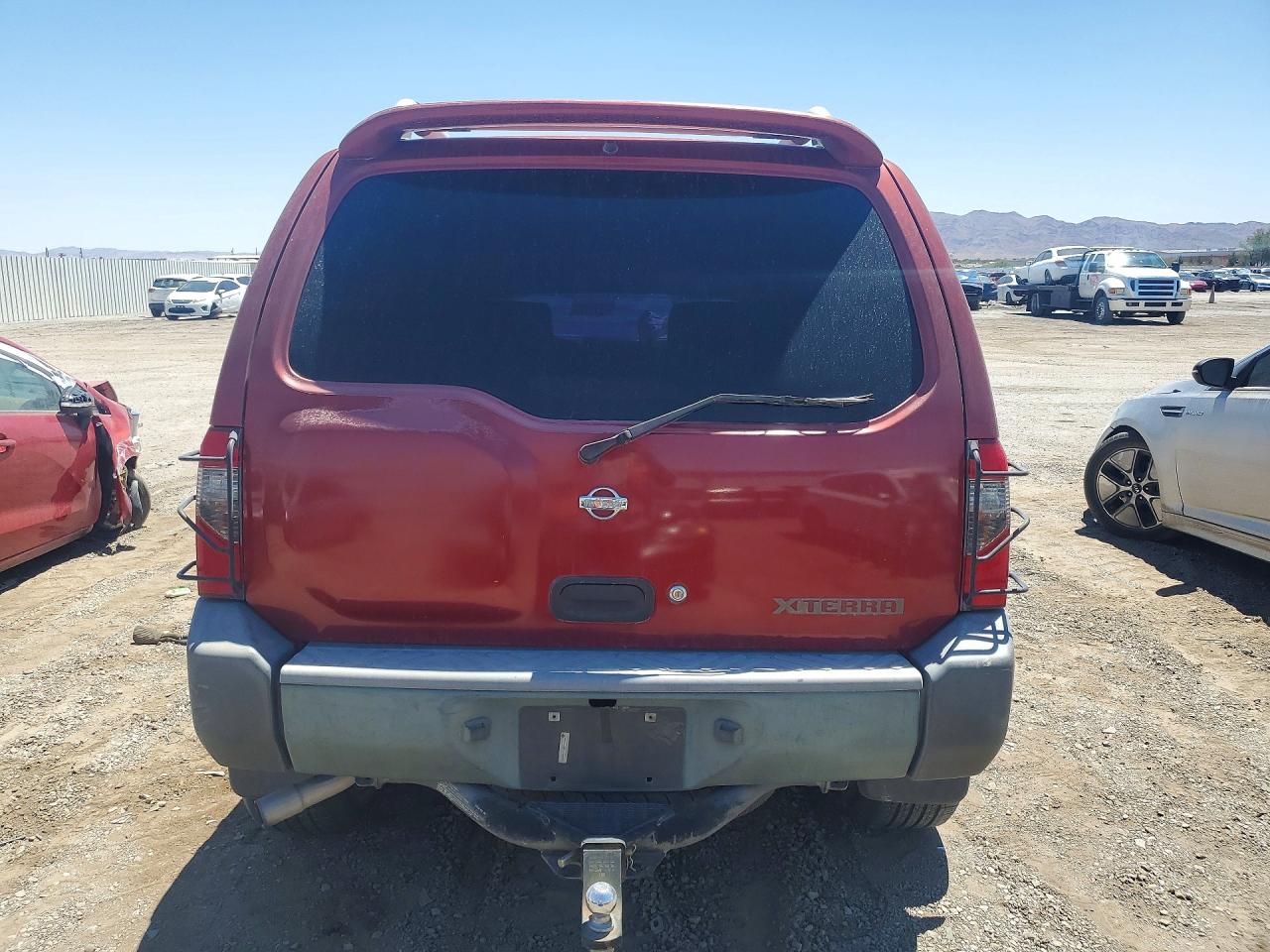 2001 Nissan Xterra Xe-v6 Red vin: 5N1ED28T61C553851