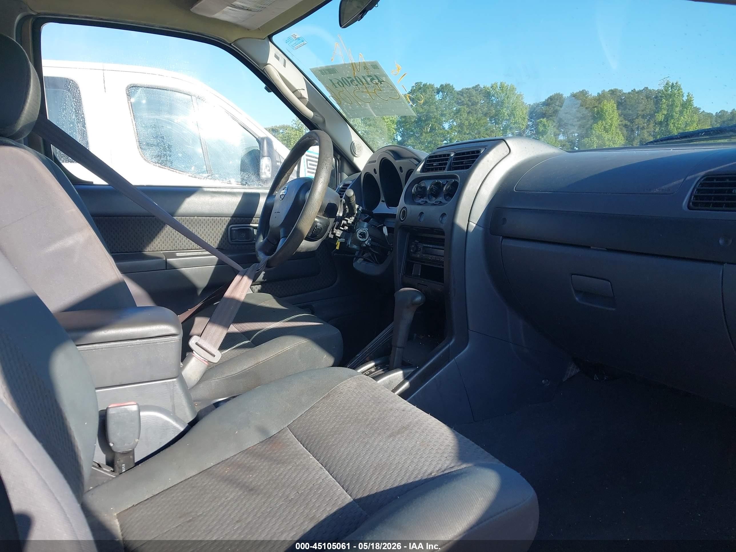 2002 Nissan Xterra Xe Gray vin: 5N1ED28T62C575186