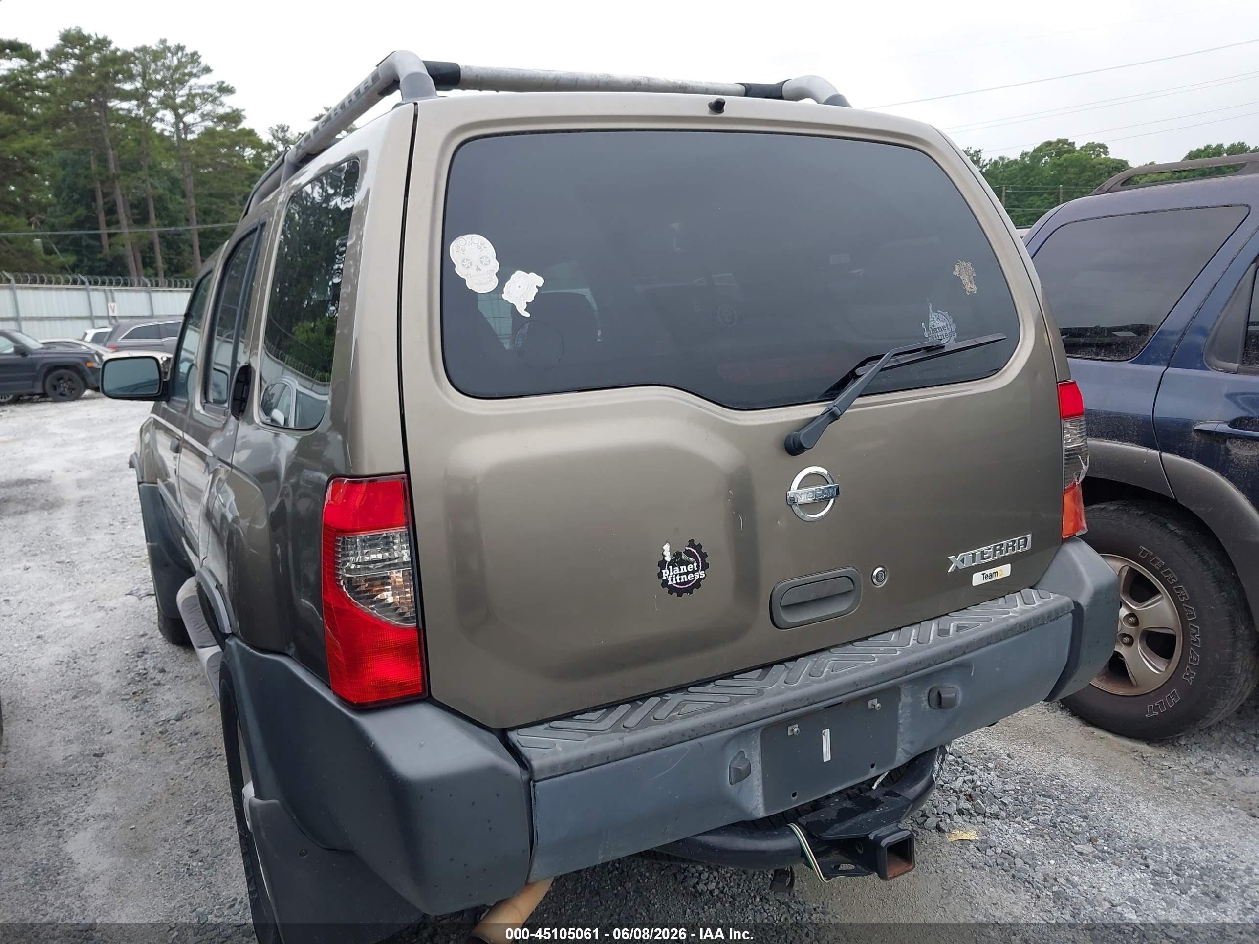 2002 Nissan Xterra Xe Gray vin: 5N1ED28T62C575186
