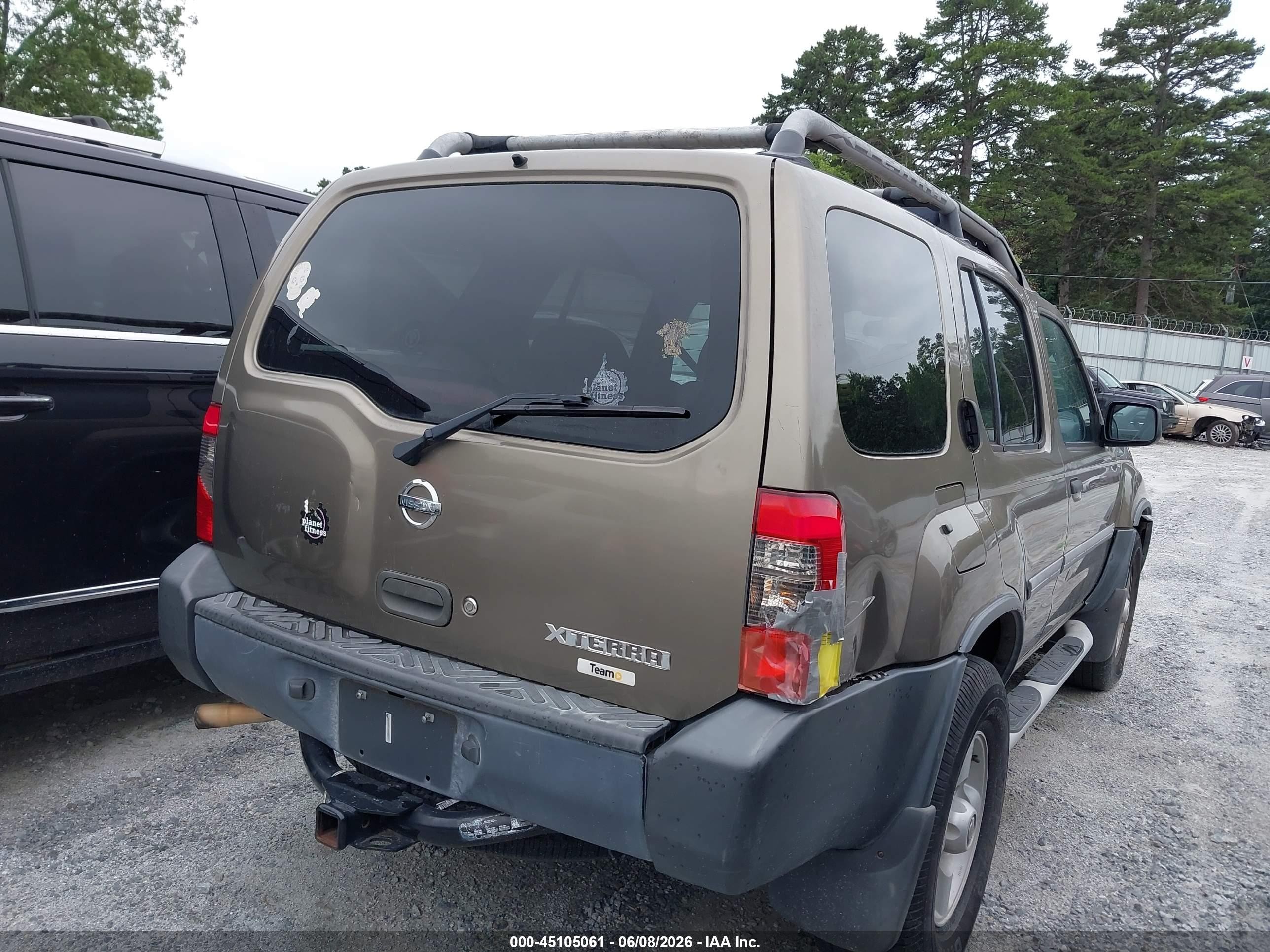 2002 Nissan Xterra Xe Gray vin: 5N1ED28T62C575186