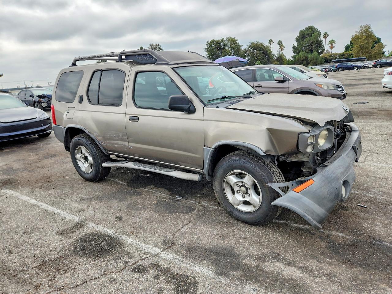 2003 Nissan Xterra Xe-v6 Gray vin: 5N1ED28T63C640619