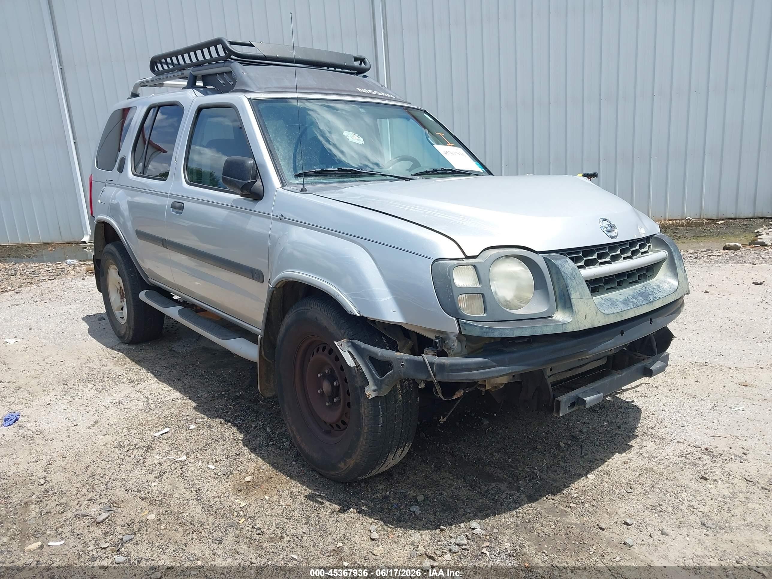 2004 Nissan Xterra Xe Silver vin: 5N1ED28T64C633400