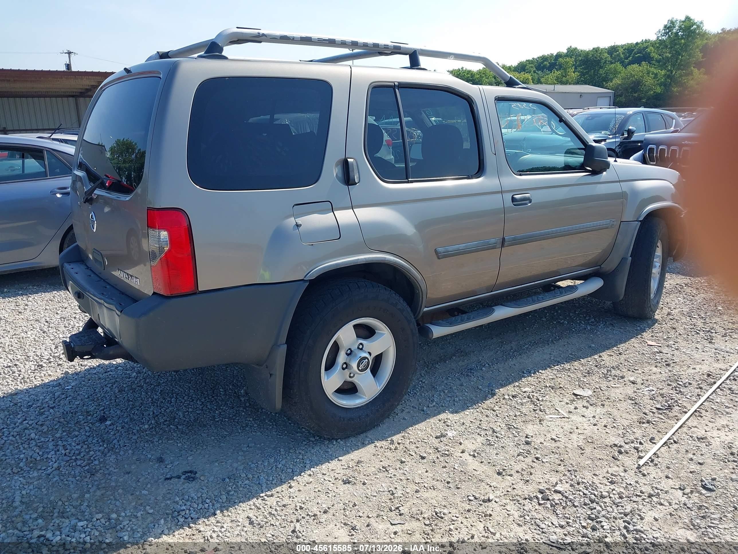 2004 Nissan Xterra Xe Желто-коричневый vin: 5N1ED28T64C662170
