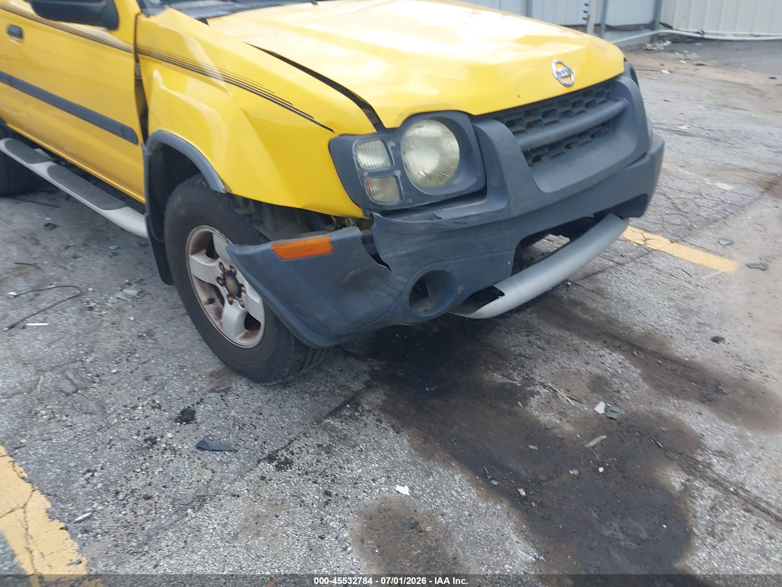 2004 Nissan Xterra Xe Yellow vin: 5N1ED28T64C663240