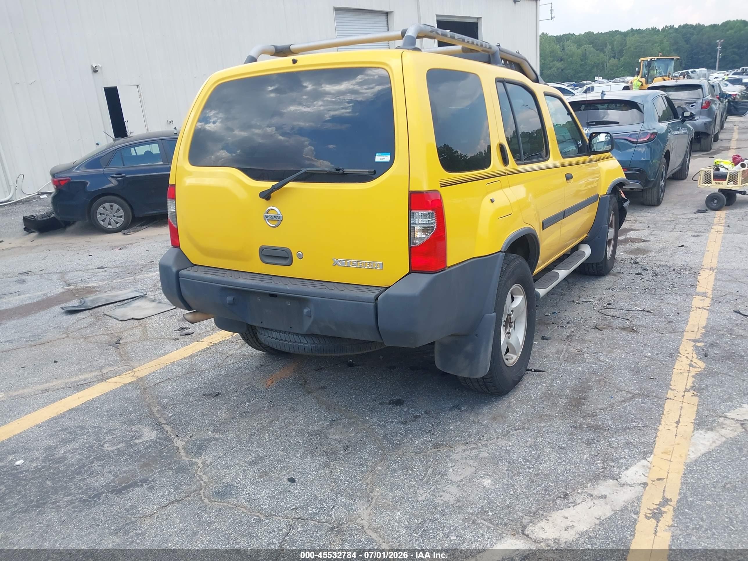 2004 Nissan Xterra Xe Yellow vin: 5N1ED28T64C663240