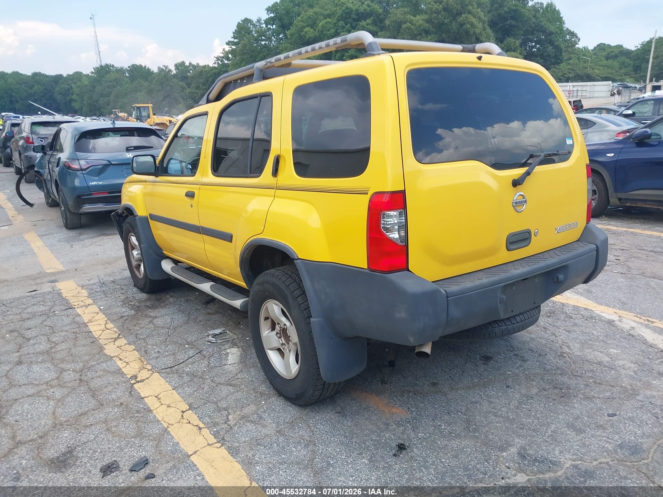 2004 Nissan Xterra Xe Yellow vin: 5N1ED28T64C663240