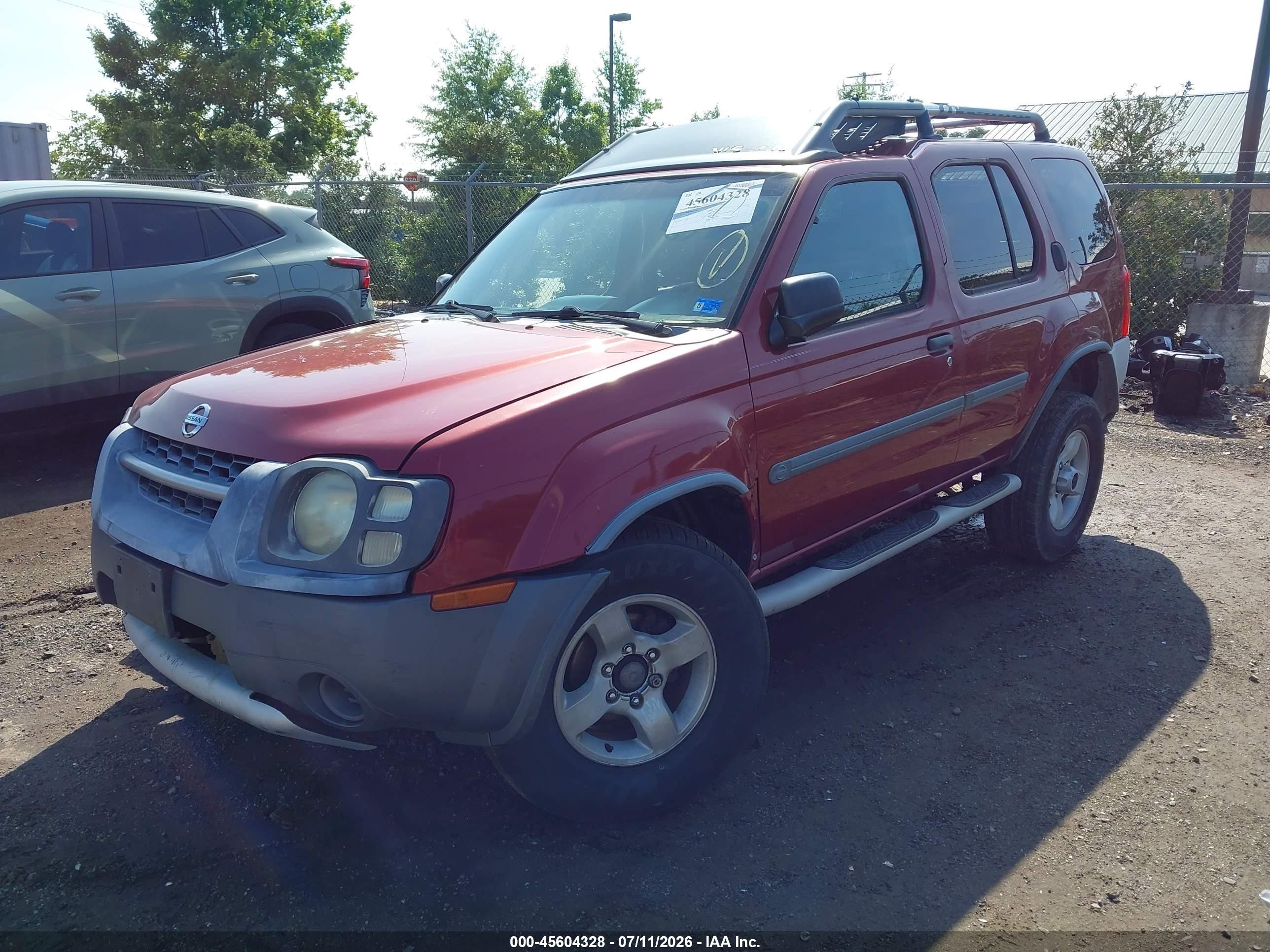 2004 Nissan Xterra Xe Burgundy vin: 5N1ED28T64C673699