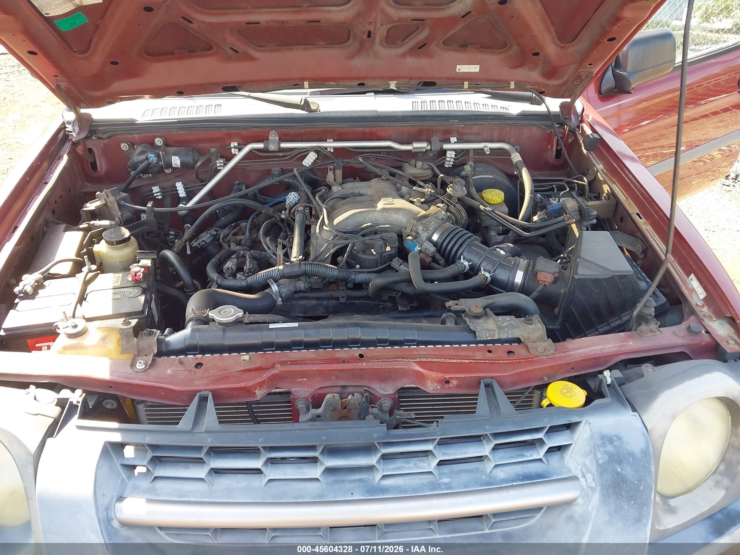 2004 Nissan Xterra Xe Burgundy vin: 5N1ED28T64C673699