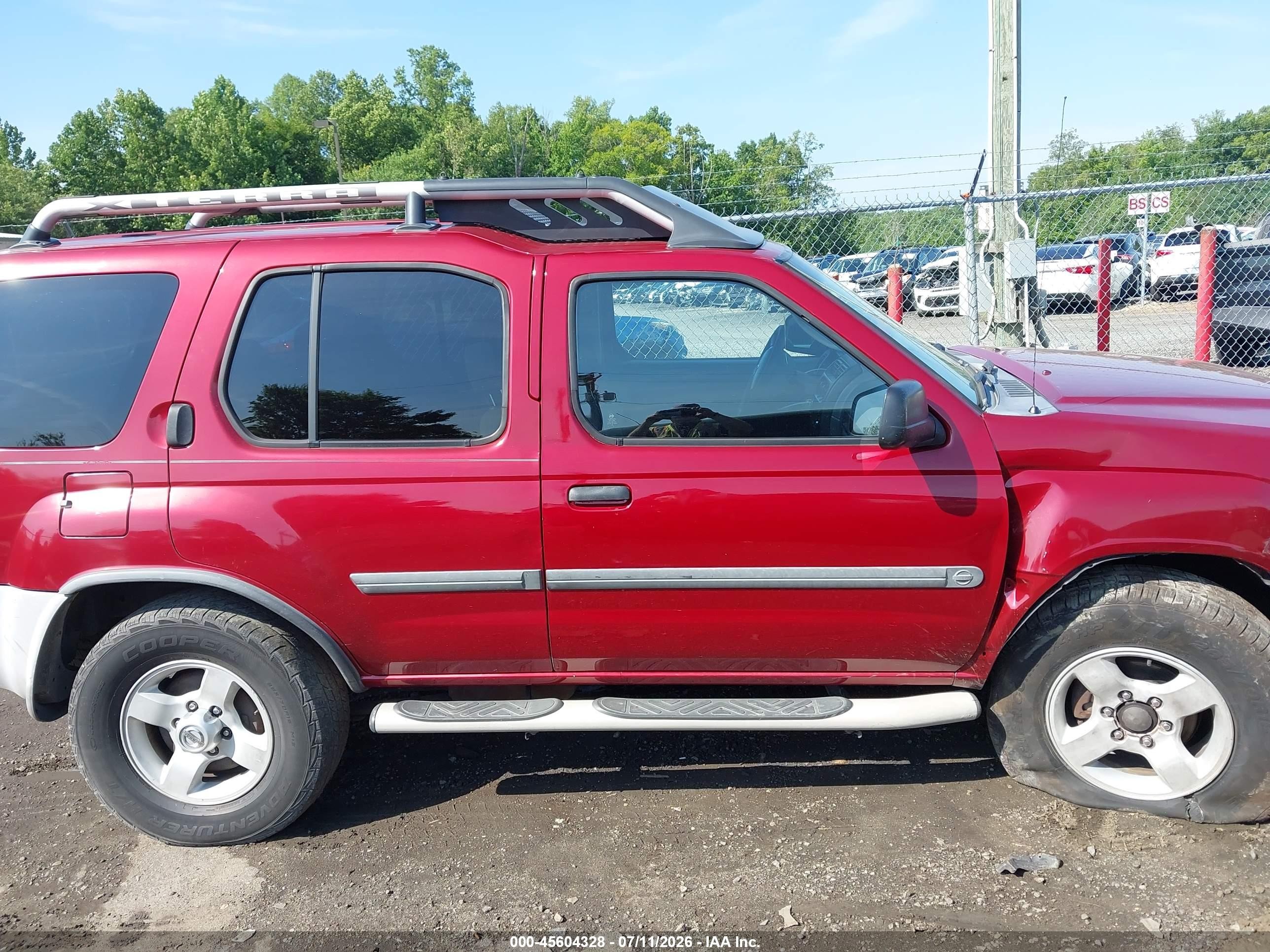 2004 Nissan Xterra Xe Burgundy vin: 5N1ED28T64C673699