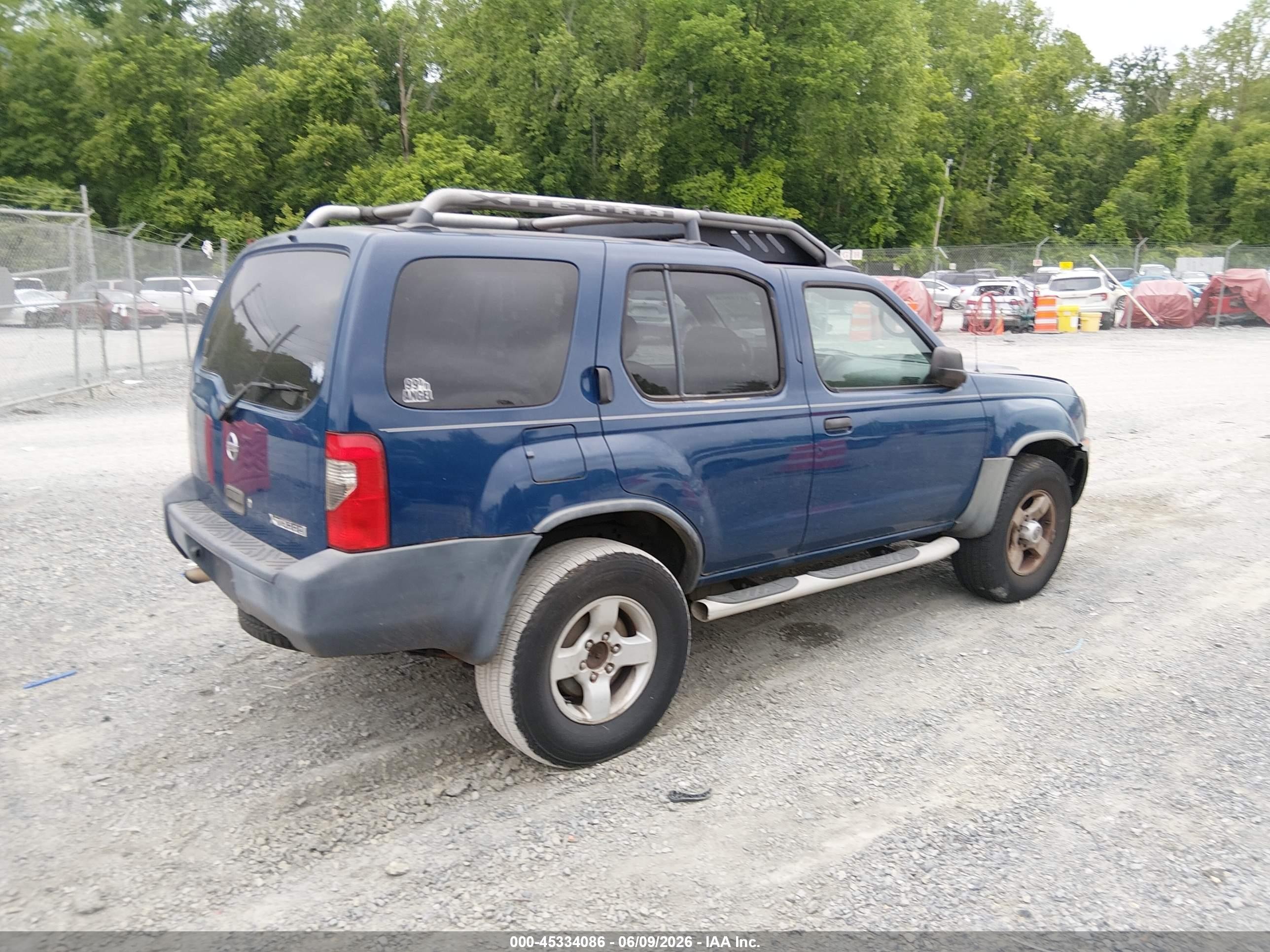 2004 Nissan Xterra Xe Blue vin: 5N1ED28T64C677154